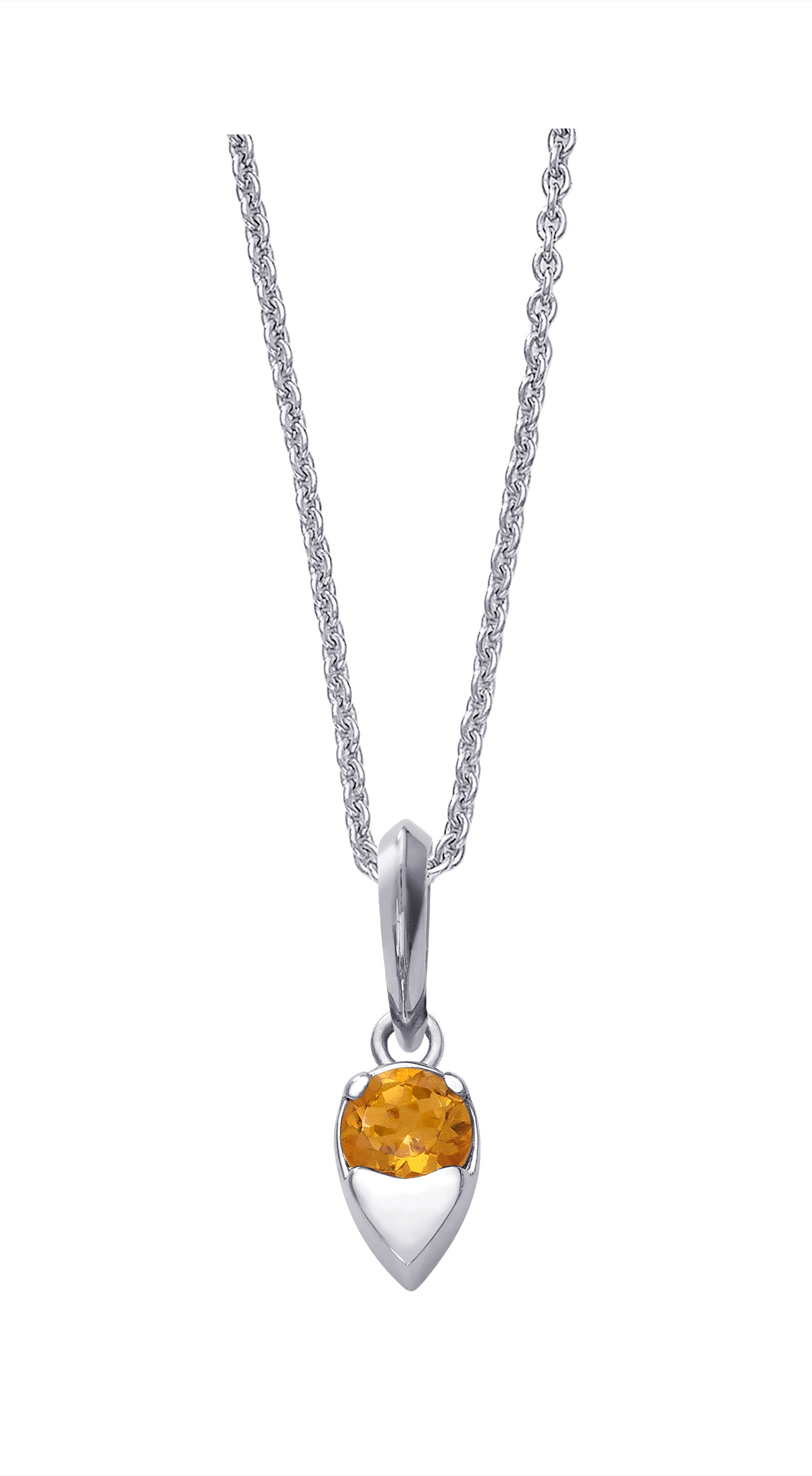 Citrine Birthstone Pendant - November Devam
