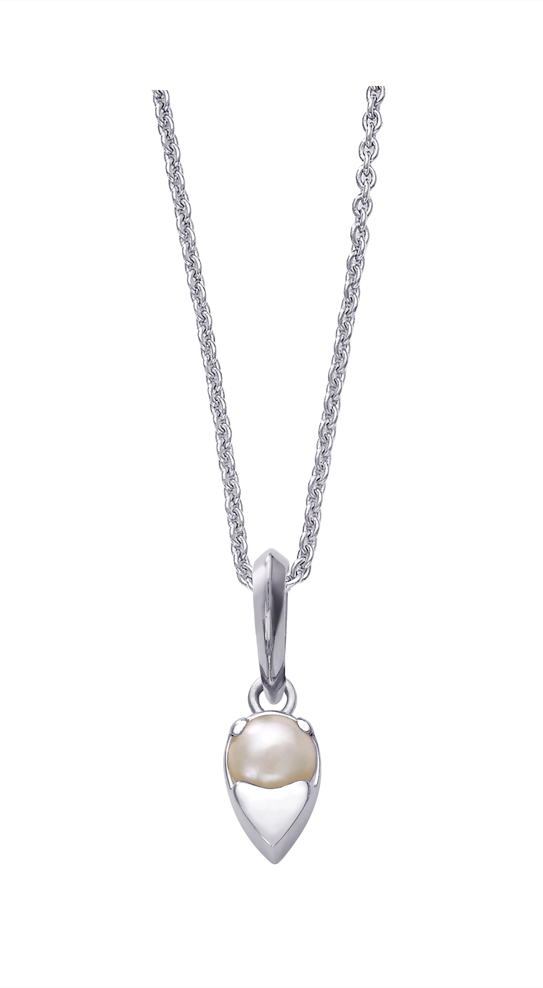 Salt Water Pearl Birthstone Pendant - June Devam