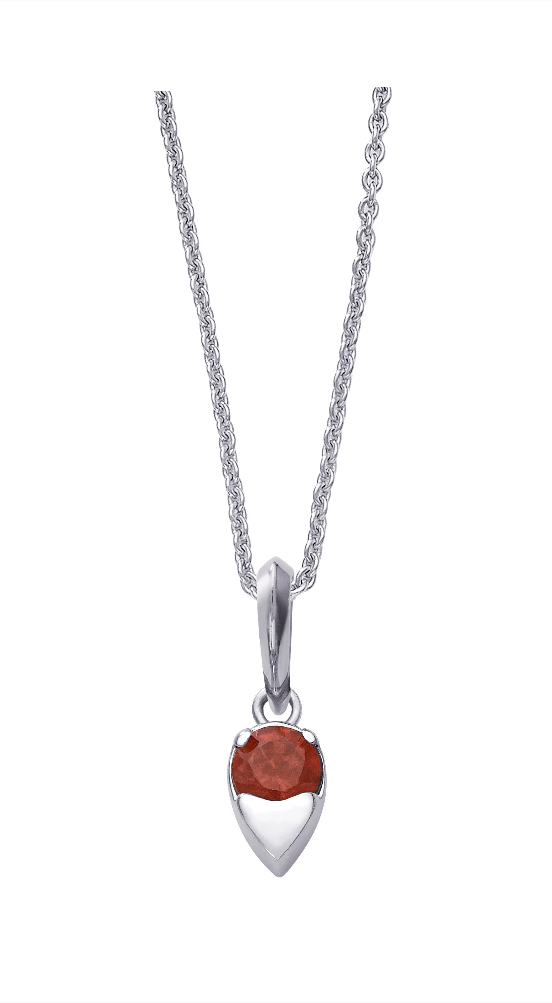 Garnet Birthstone Pendant - January Devam