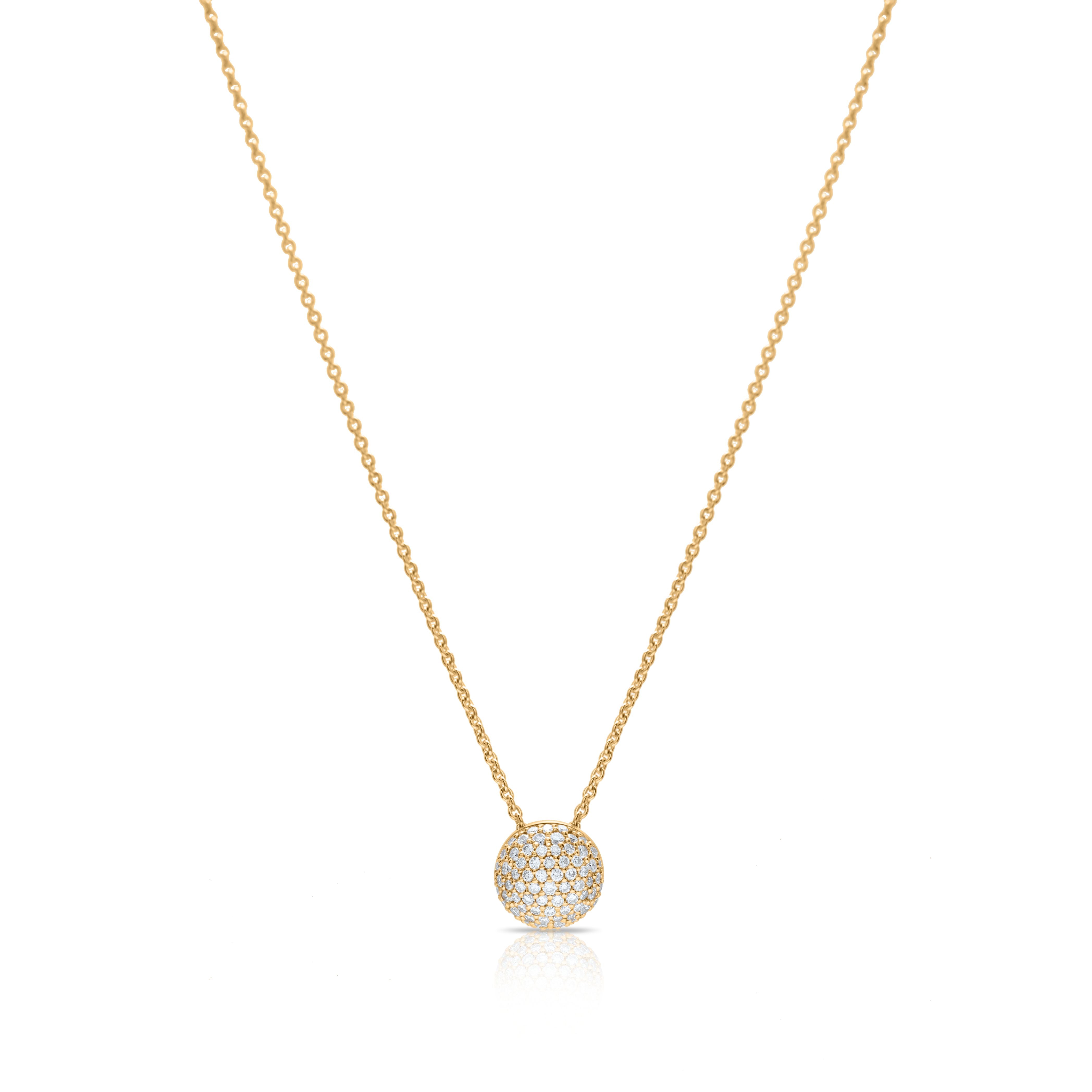 Yellow Gold Diamond Sphere Devam