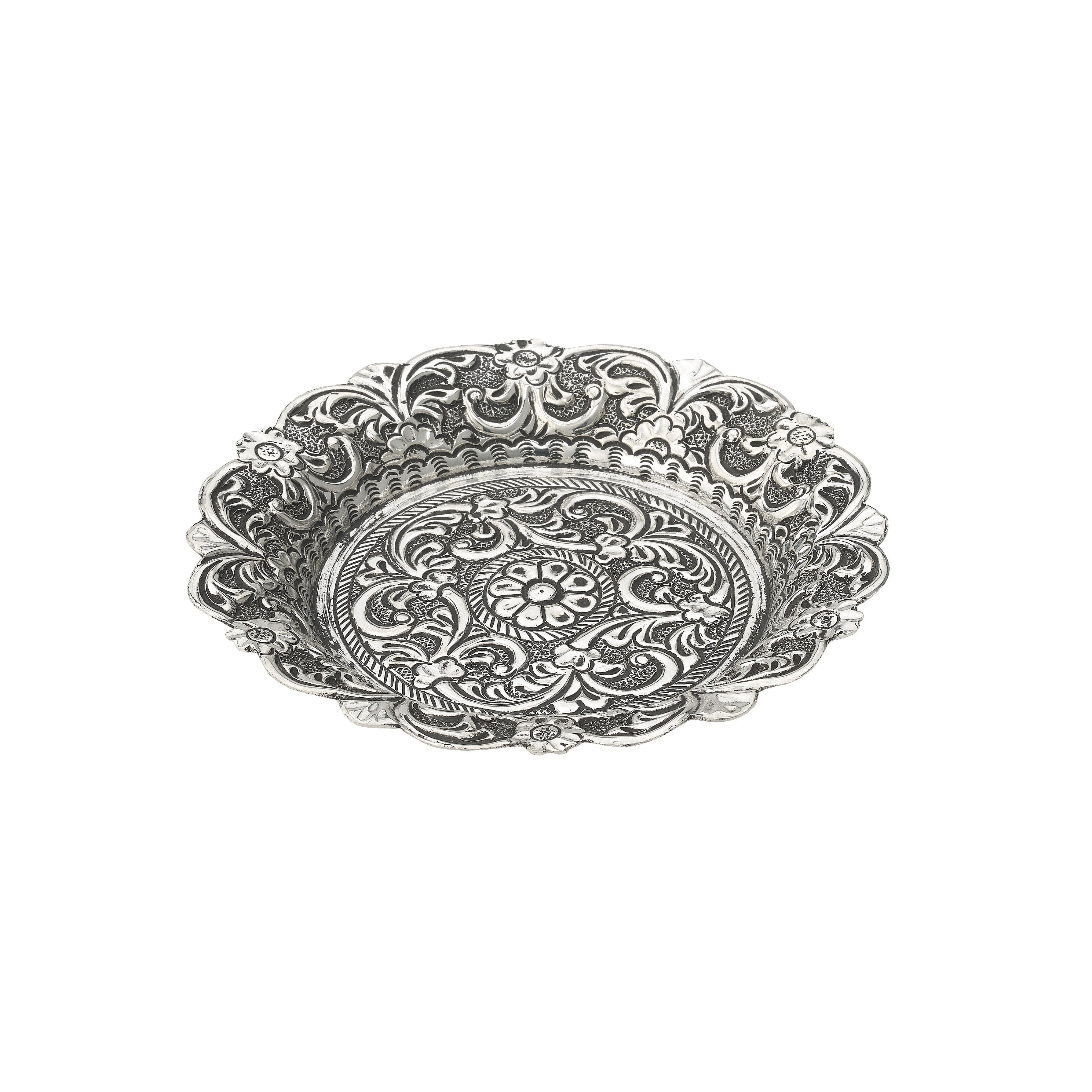 Sterling Silver Handcrafted Diya Dish