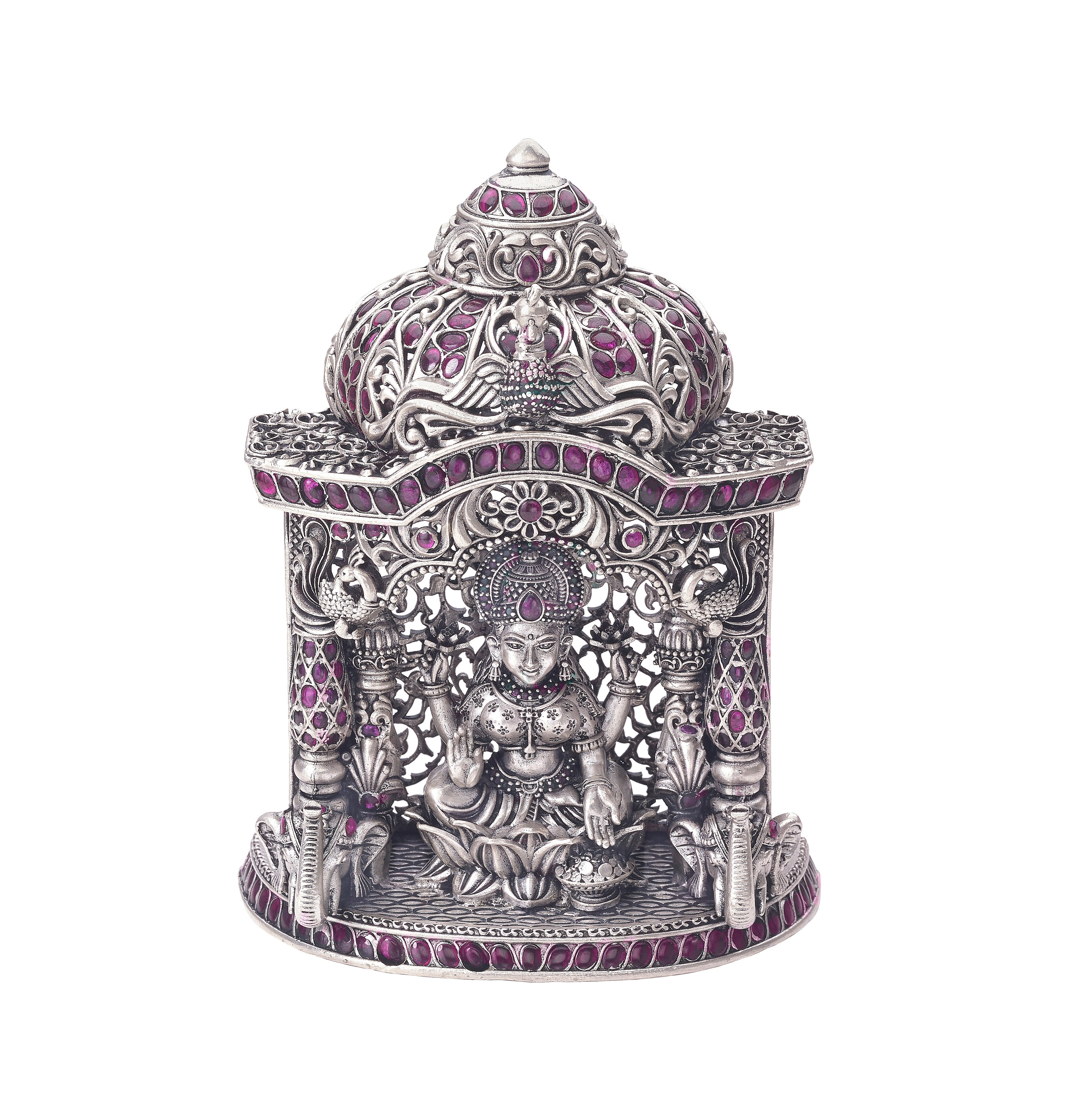 Sterling Silver Lakshmi Statue