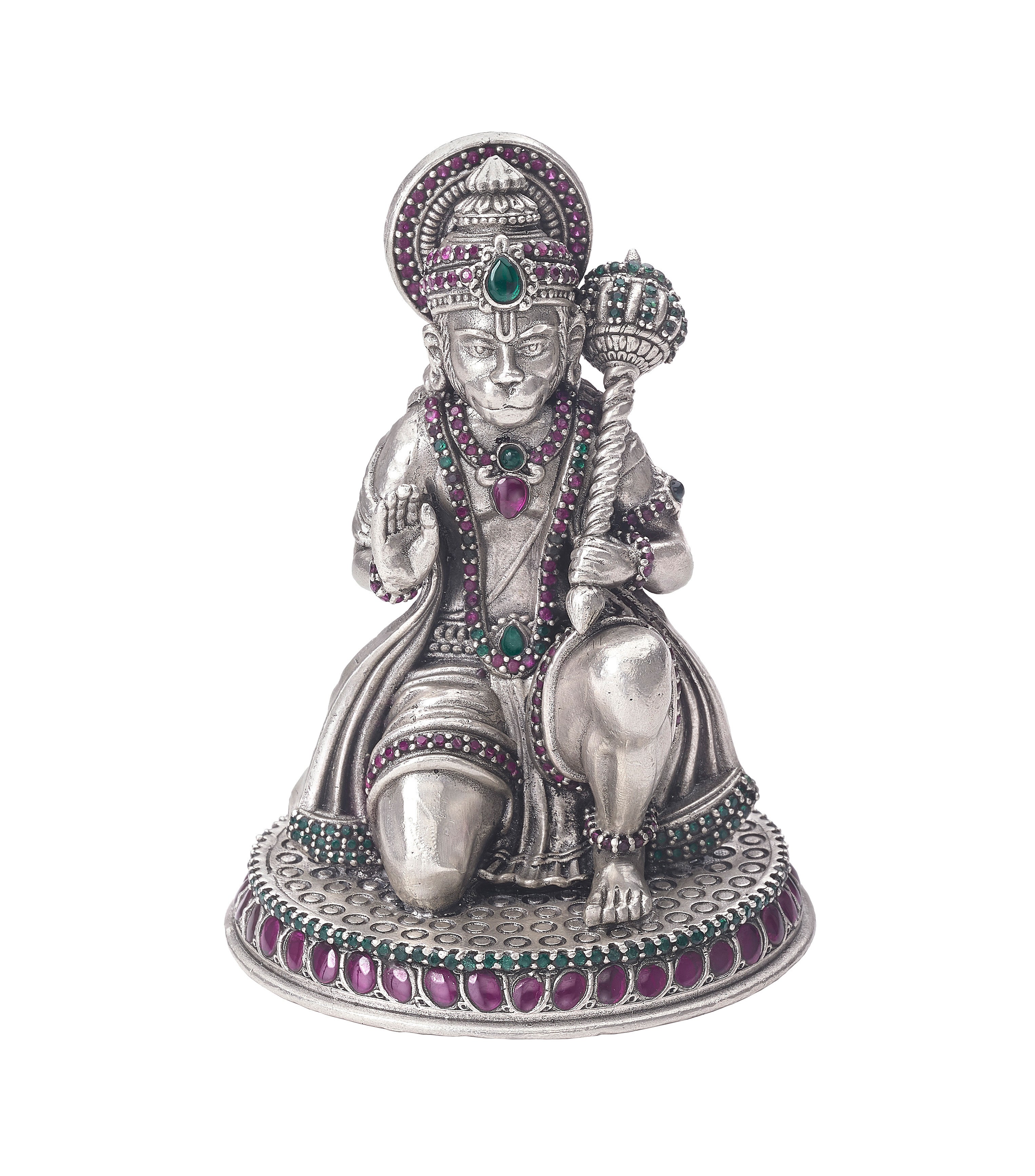 Sterling Silver Hanuman Statue