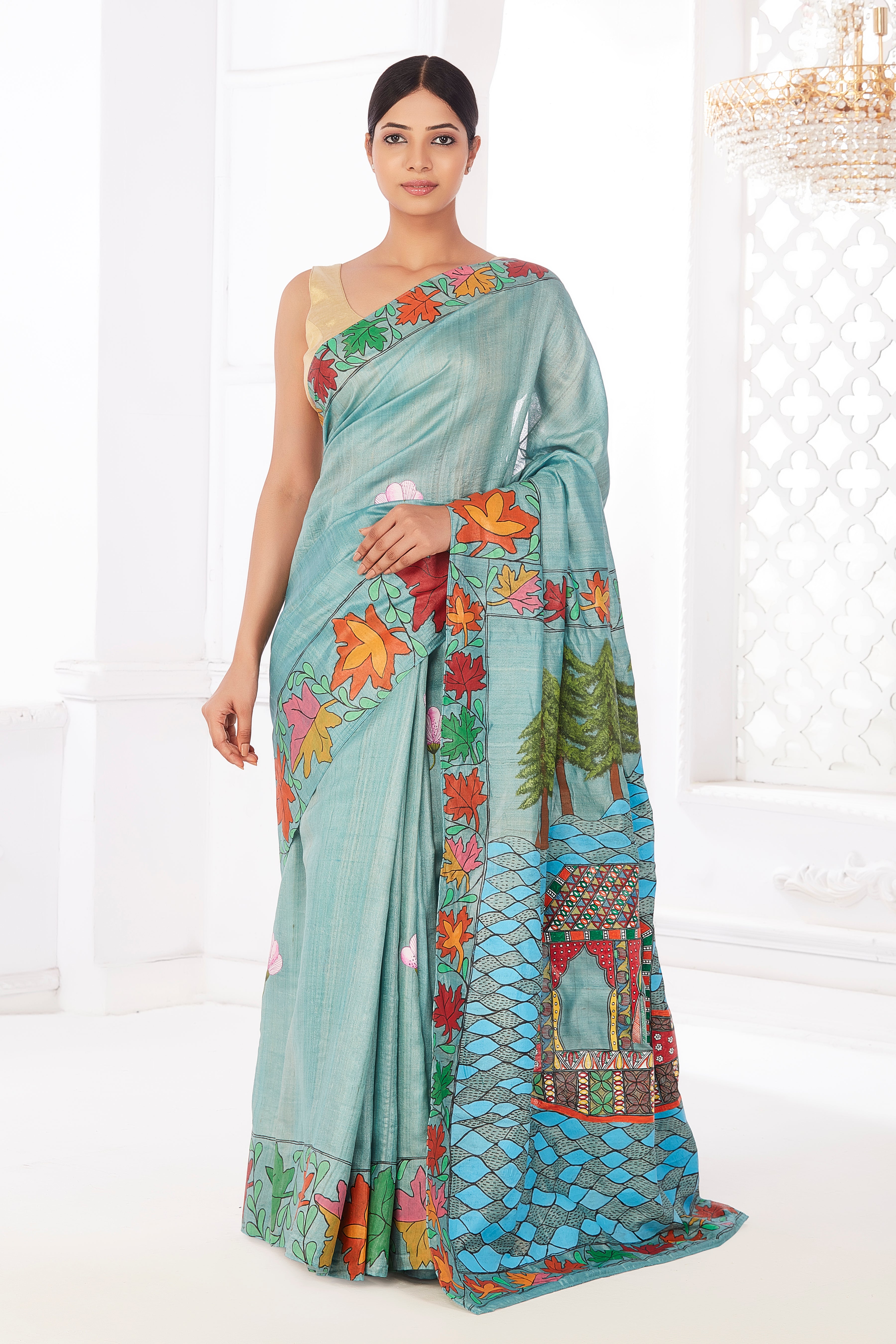 Kashmiri Elegance Canvas