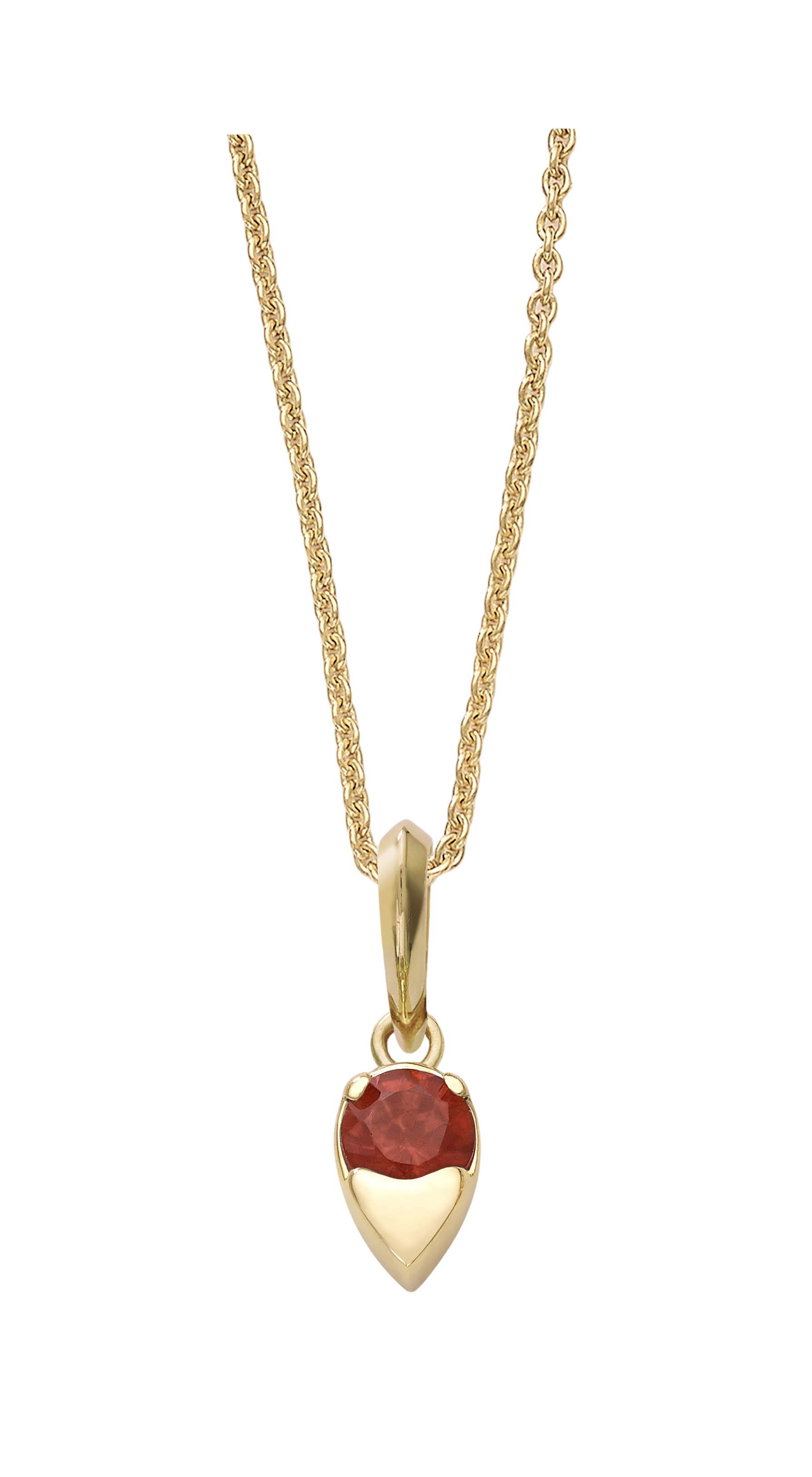 Garnet Birthstone Pendant - January Devam