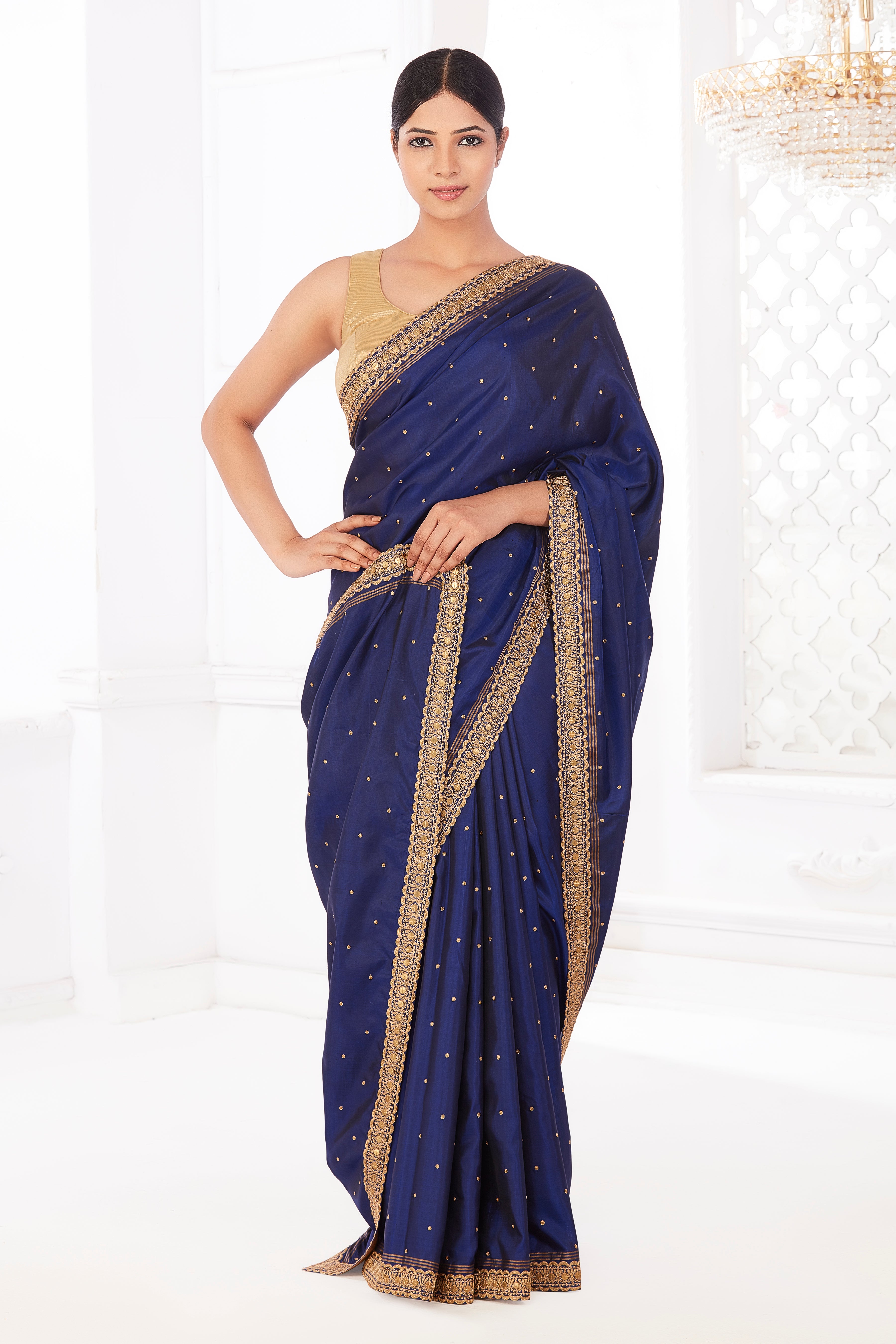 Silken Embroidery Splendor
