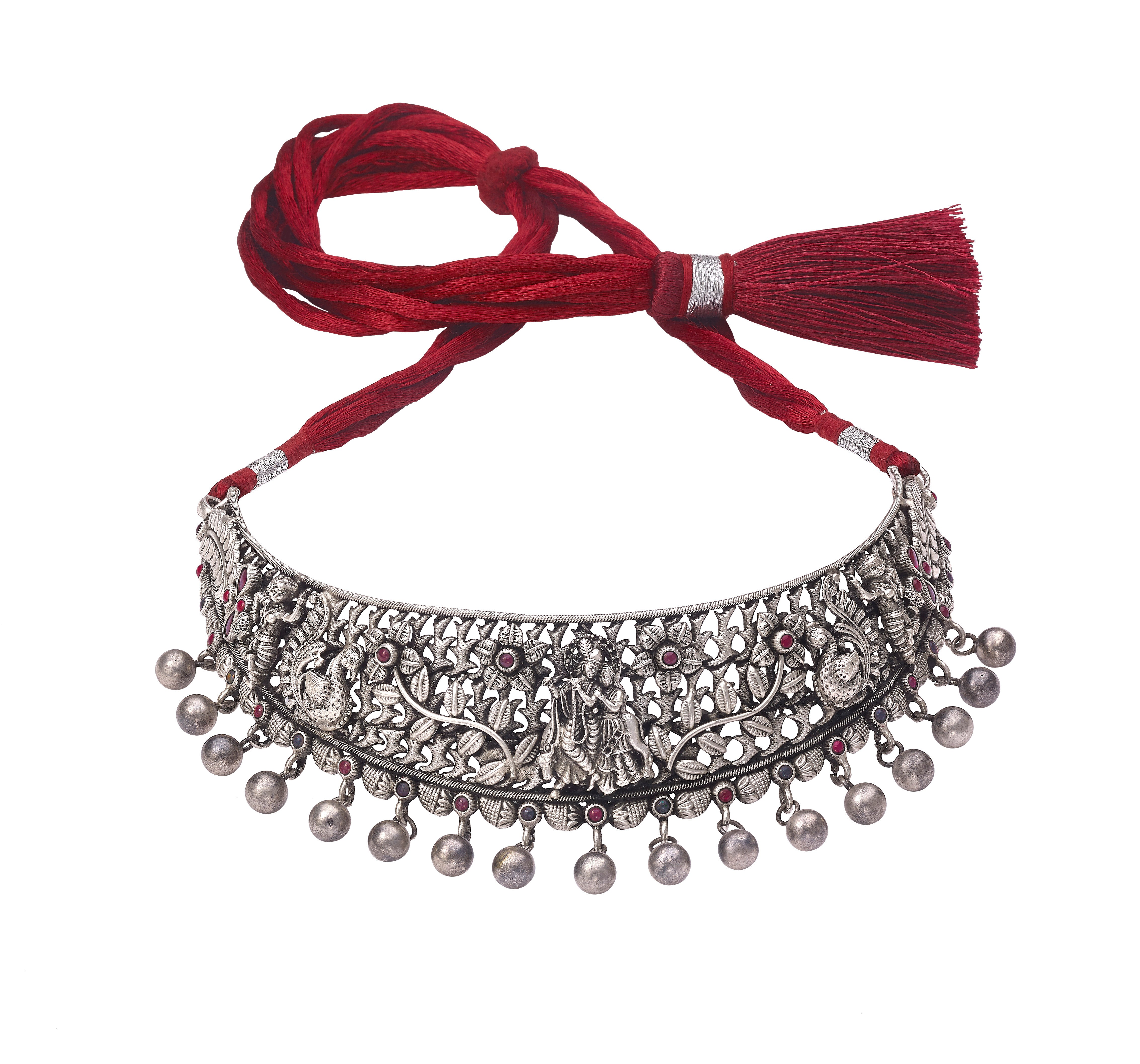 Sterling Silver Handcrafted Necklace Devam