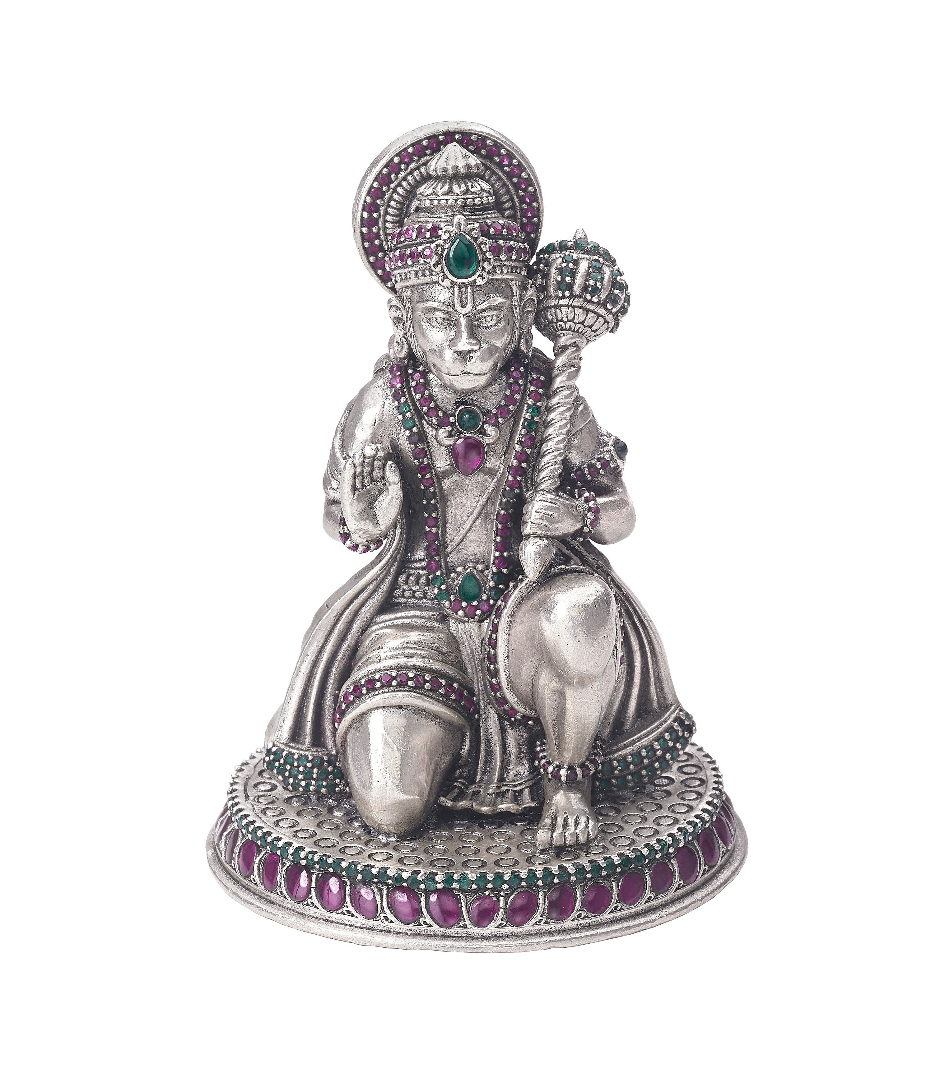 Sterling Silver Hanuman Statue Devam