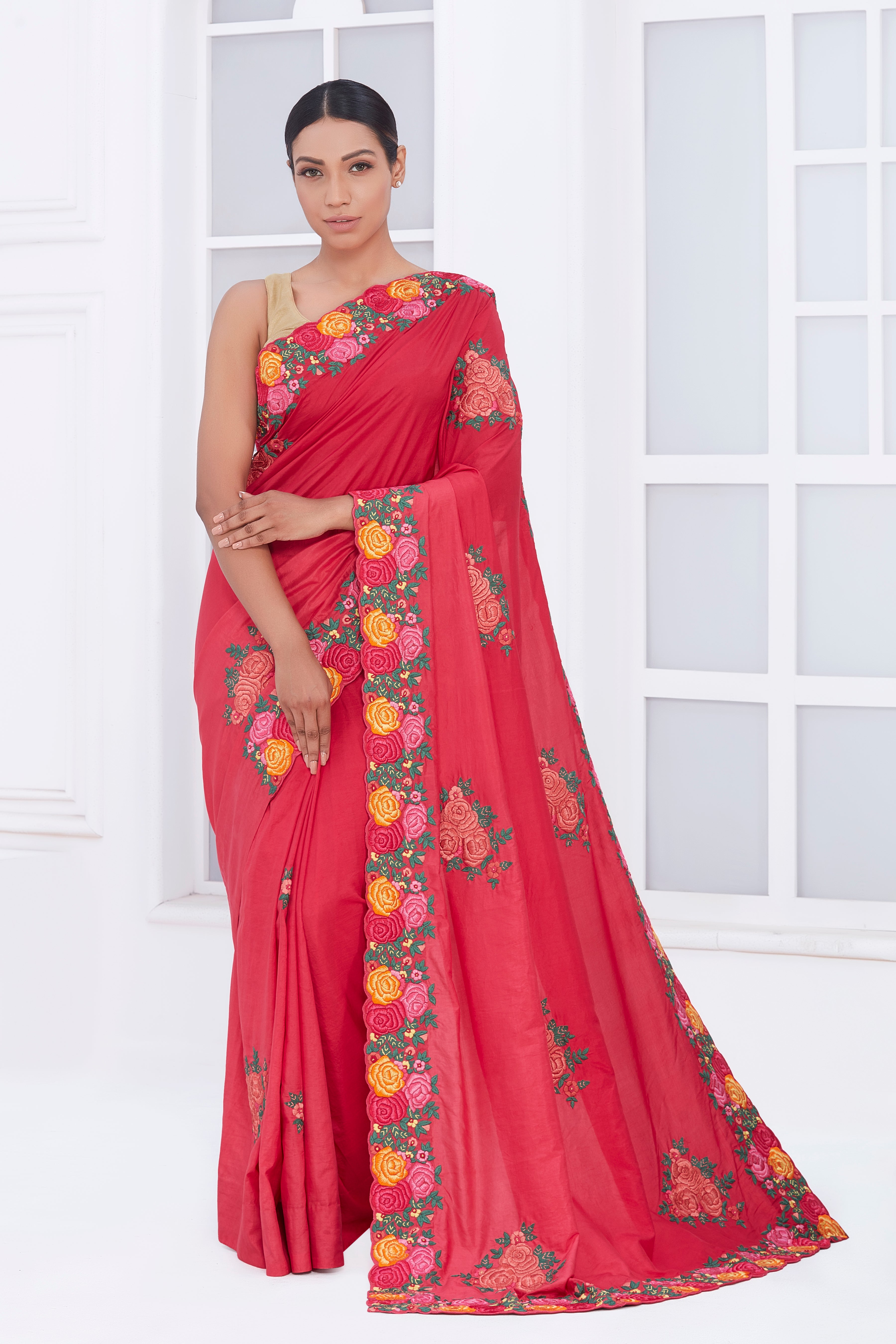 Fuchsia Handloom Beauty