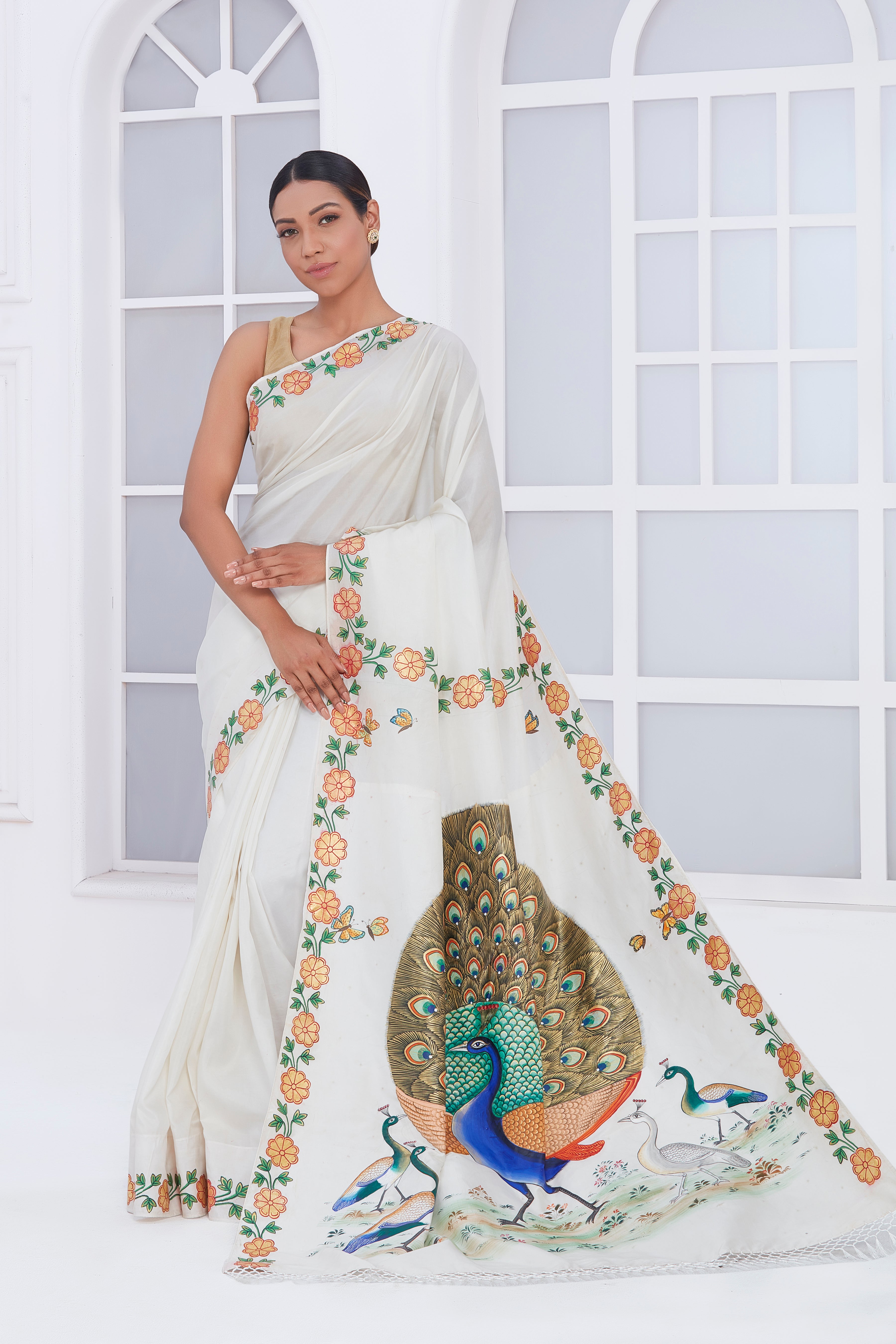 Pure Silk Pichwai Saree