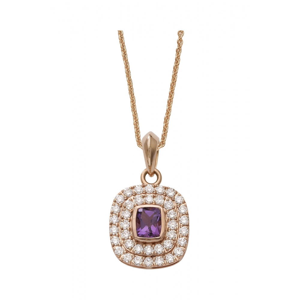 Amethyst Layered Candy Pendant Devam