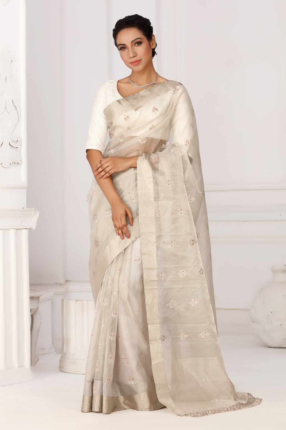 Comfortable in Chanderi Devam