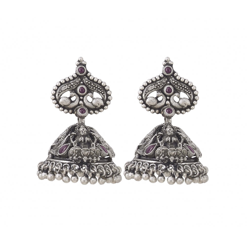 Handcrafted Silver Earrings With Motifs Devam