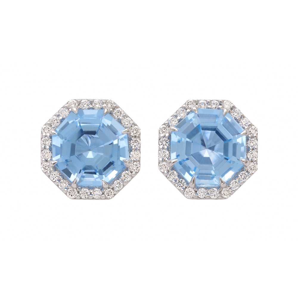 Octagon Cut Candy Earrings Devam