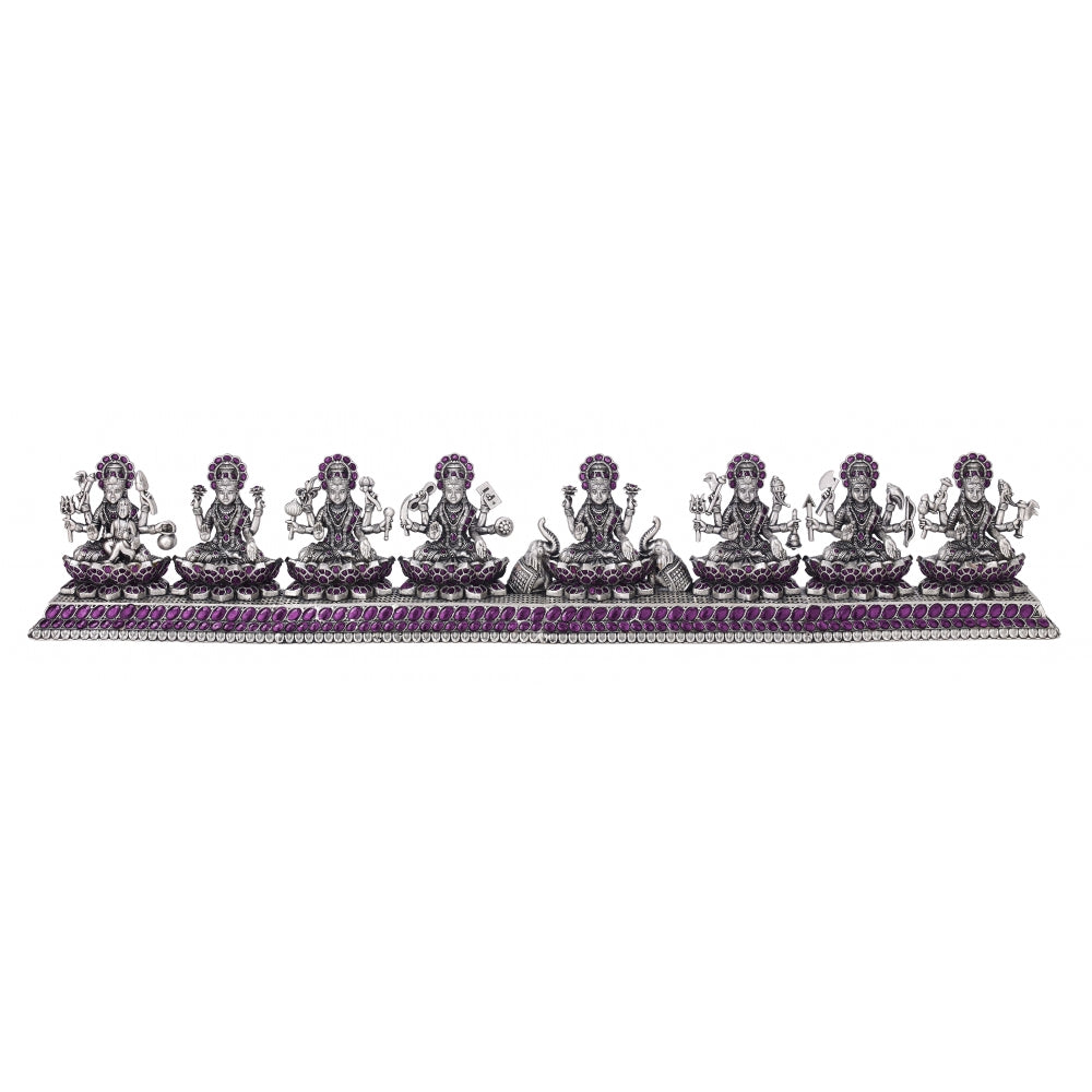 Silver Asht Laxmi Statue Devam