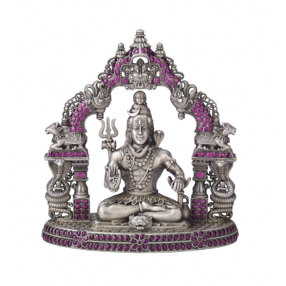 Silver Shiva Statue Devam