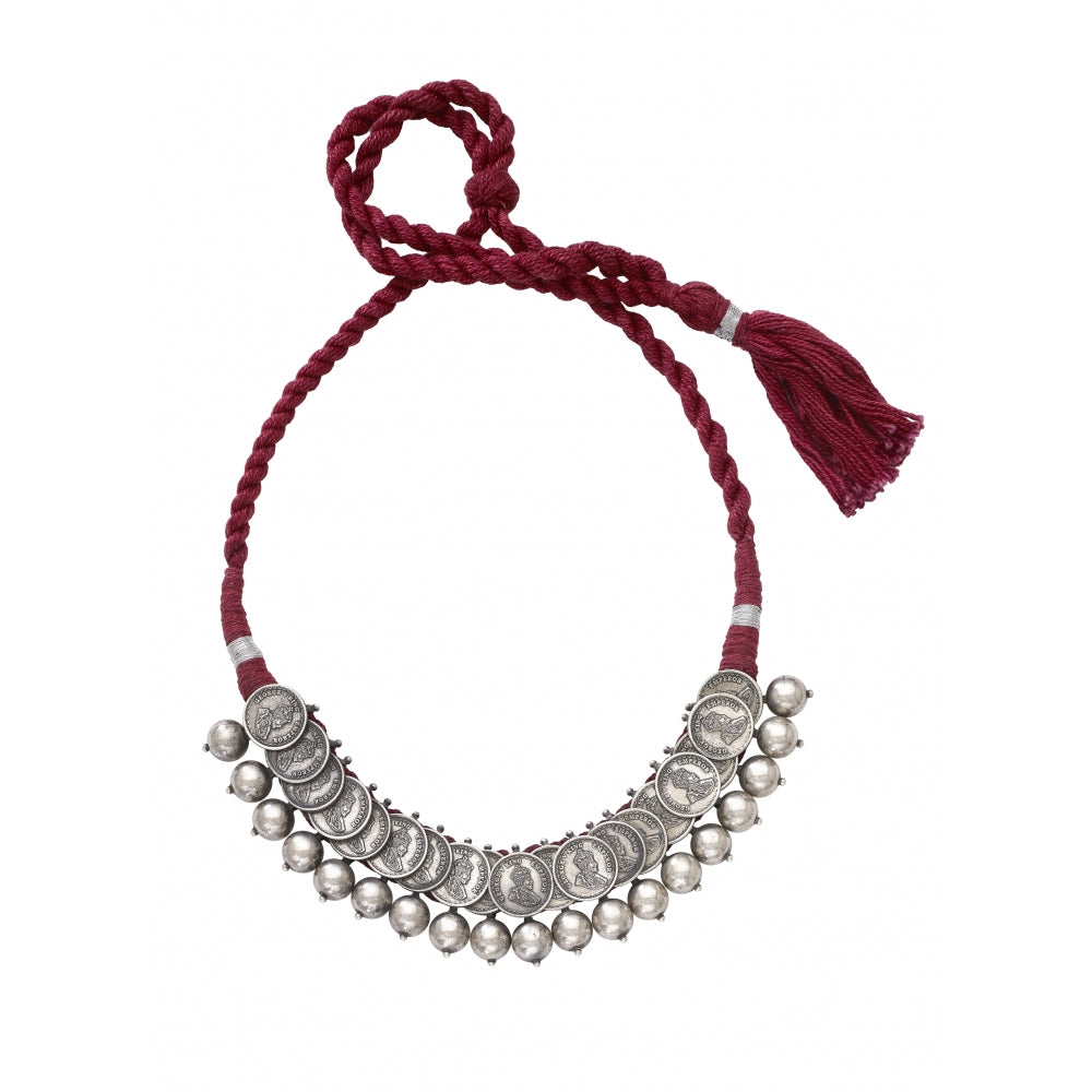 Sterling Silver Coin Necklace Devam