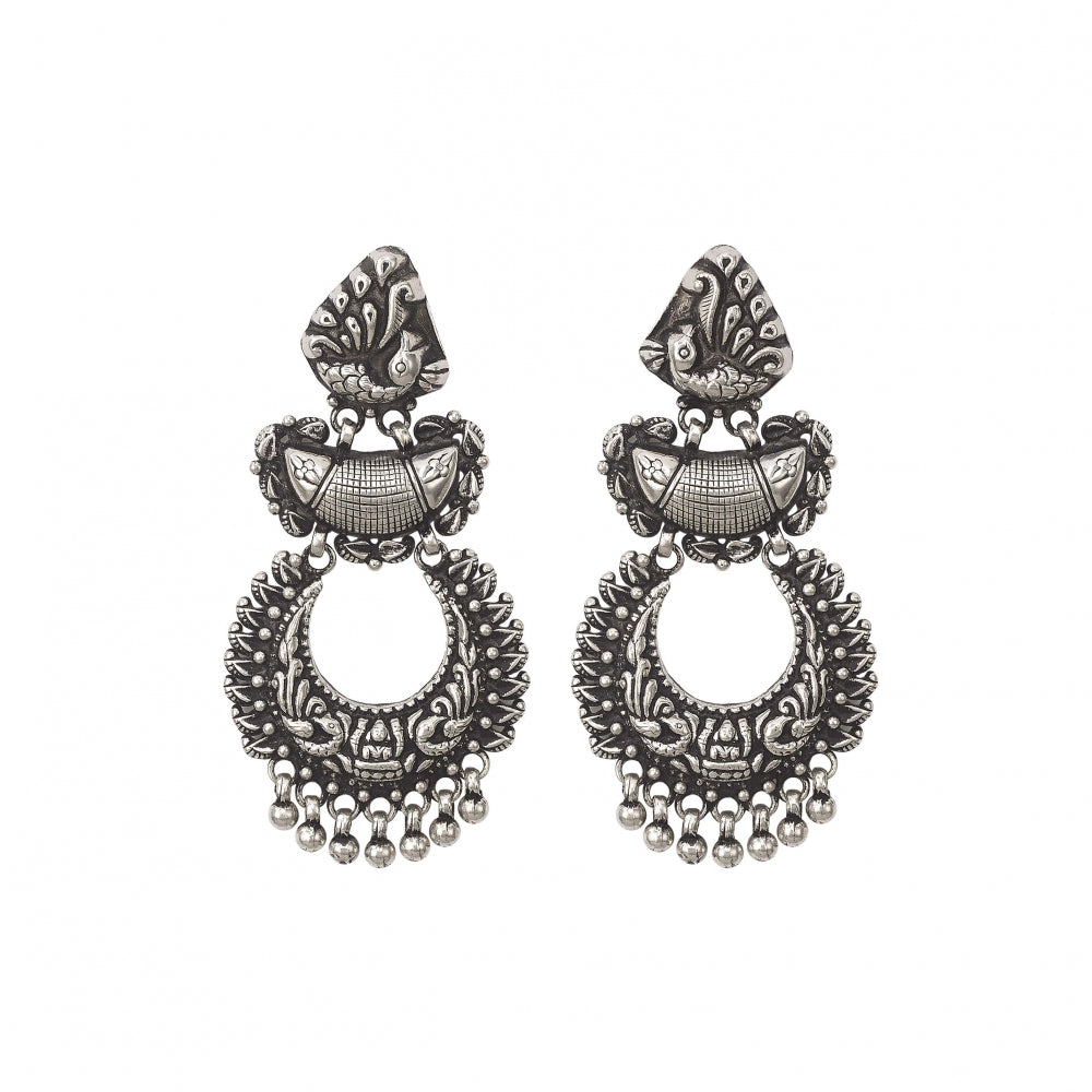 Sterling Silver Crescent Moon Earrings Devam