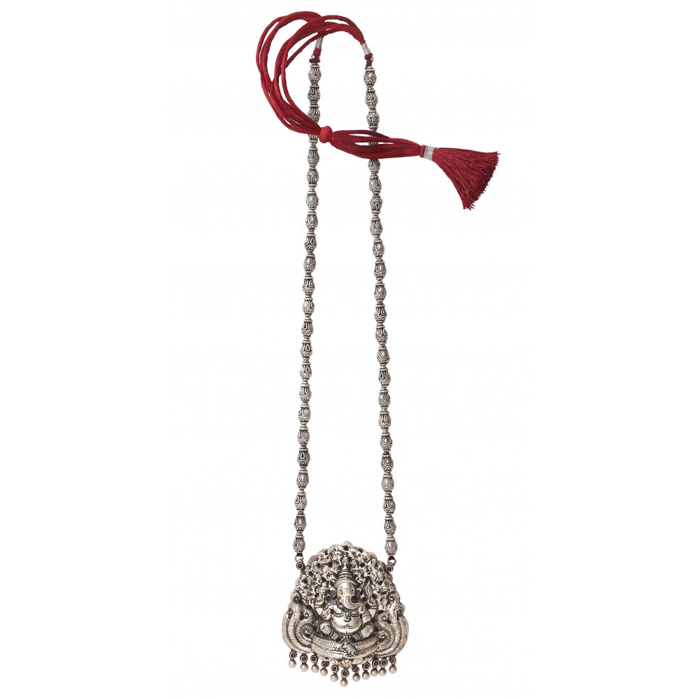 Sterling Silver Ganesh Mala Necklace Devam