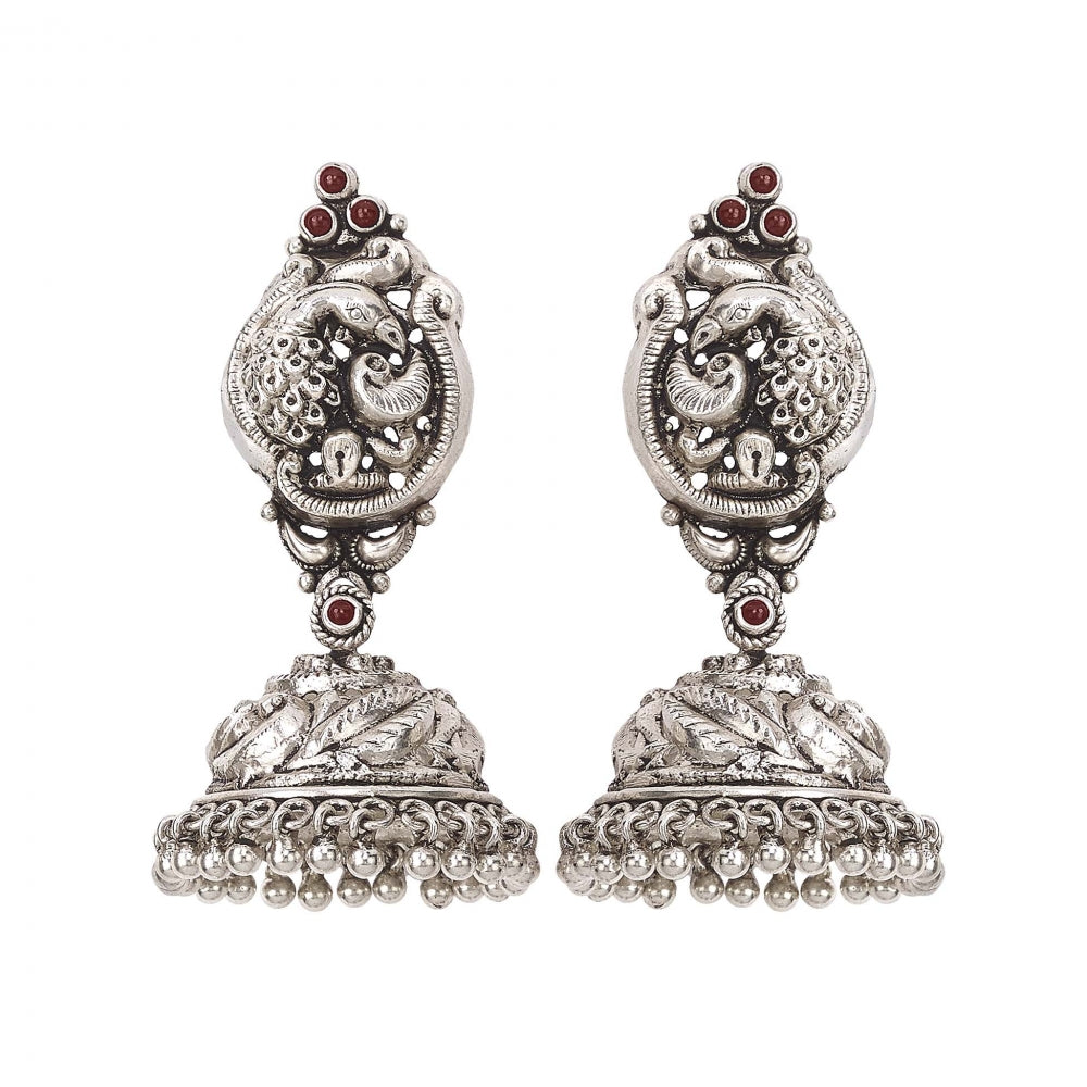 Sterling Silver Jhumka Earrings Devam