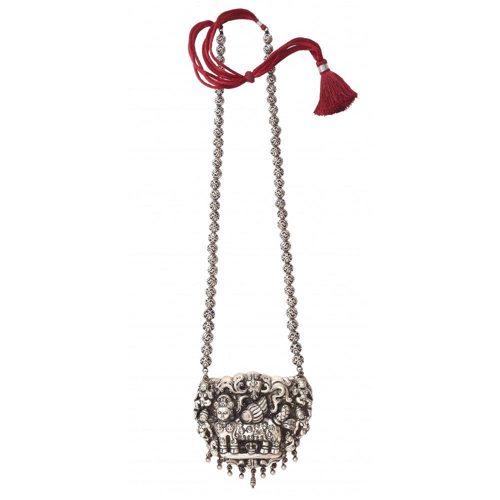 Sterling Silver Mala Necklace Devam
