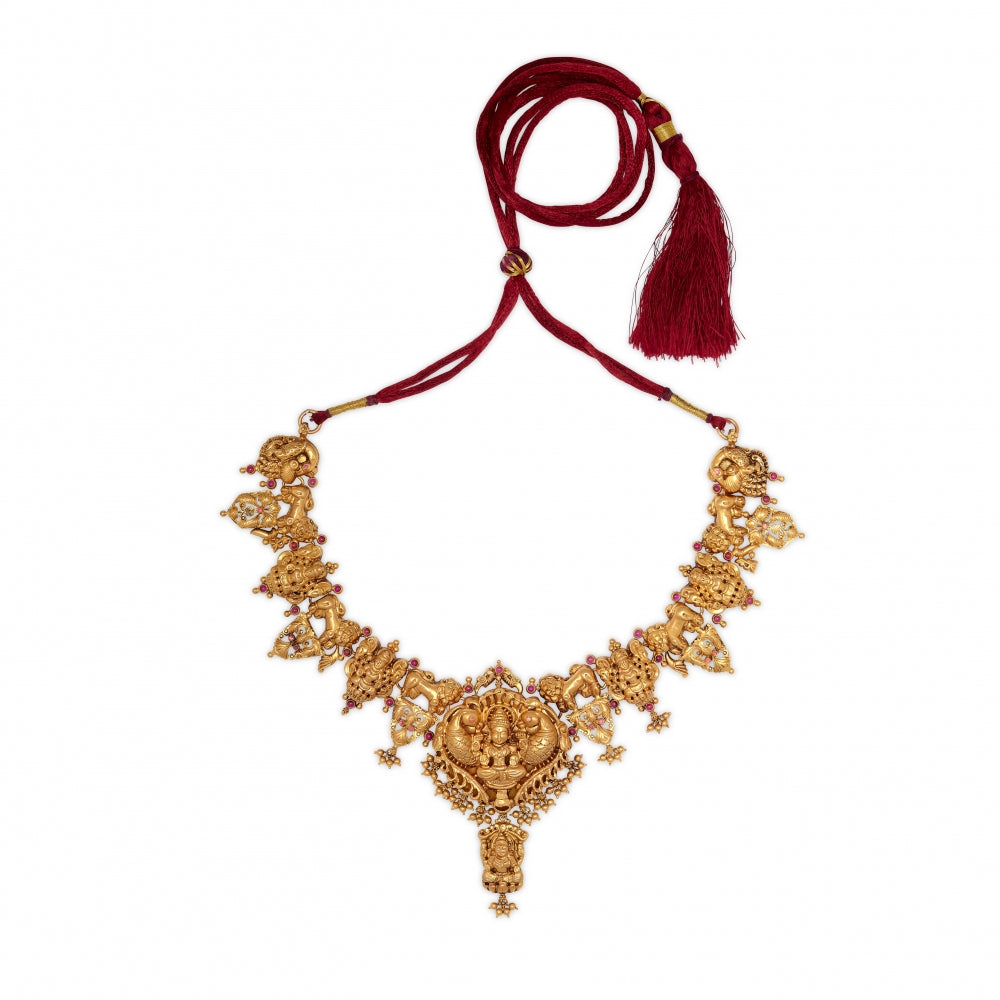22k Gold Temple Necklace Devam