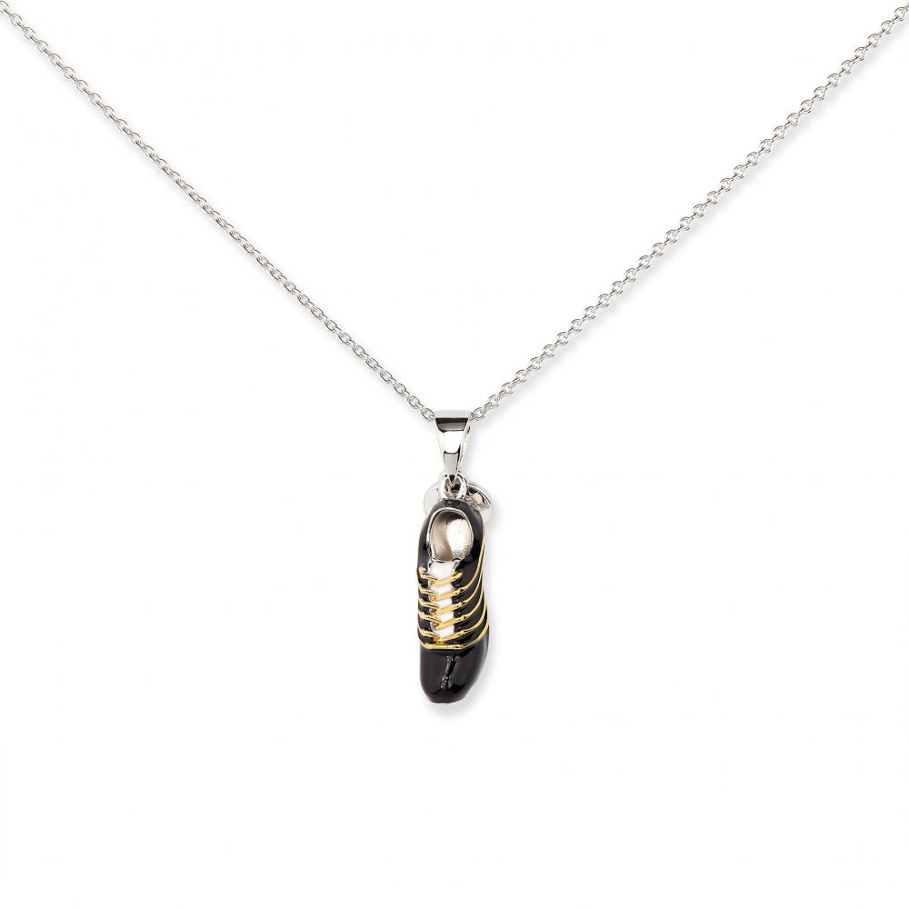 Black Shoe Gold Plated Charm Devam