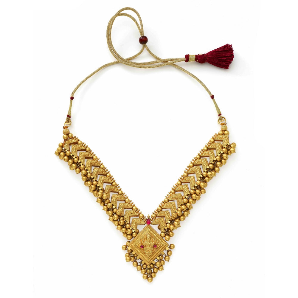 Kolhapuri saaj in pure gold on sale