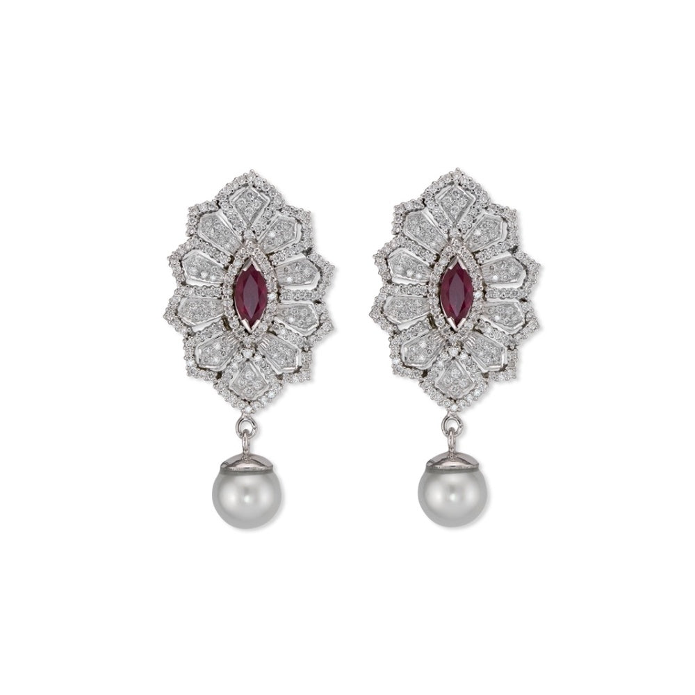 Regal Ruby Earrings Devam
