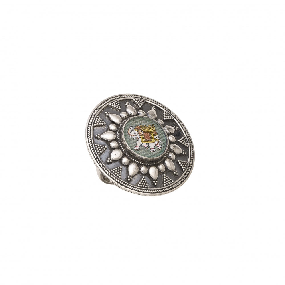Sterling Silver Elephant Ring Devam