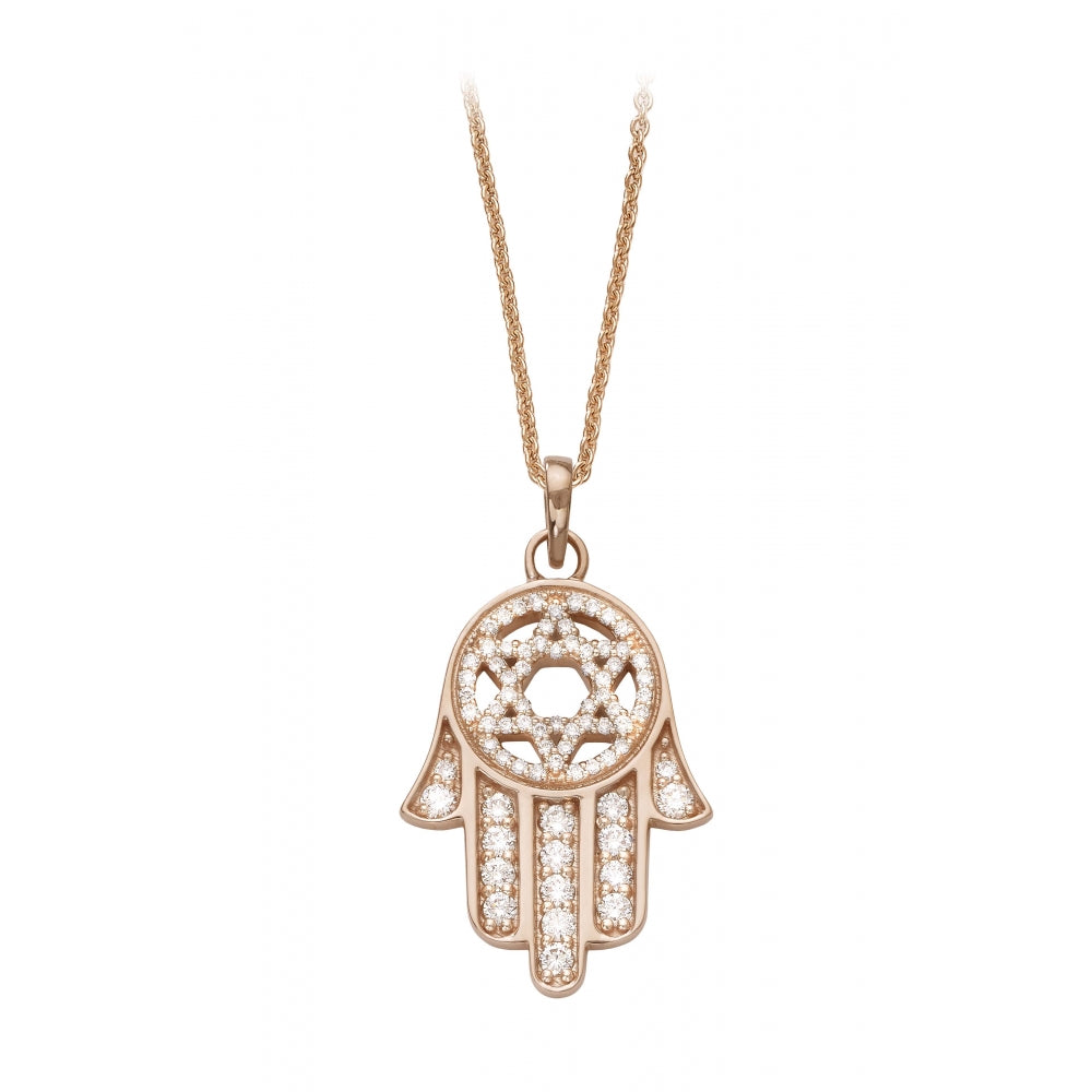 Hamsa in Gold & Diamonds Devam