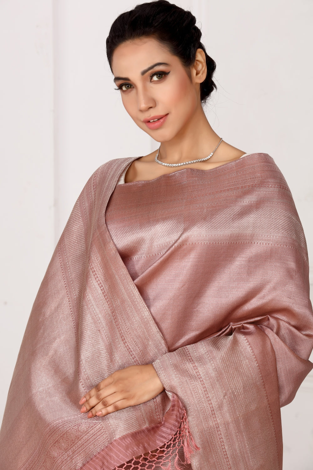 Blessings in a Kanjivaram Devam