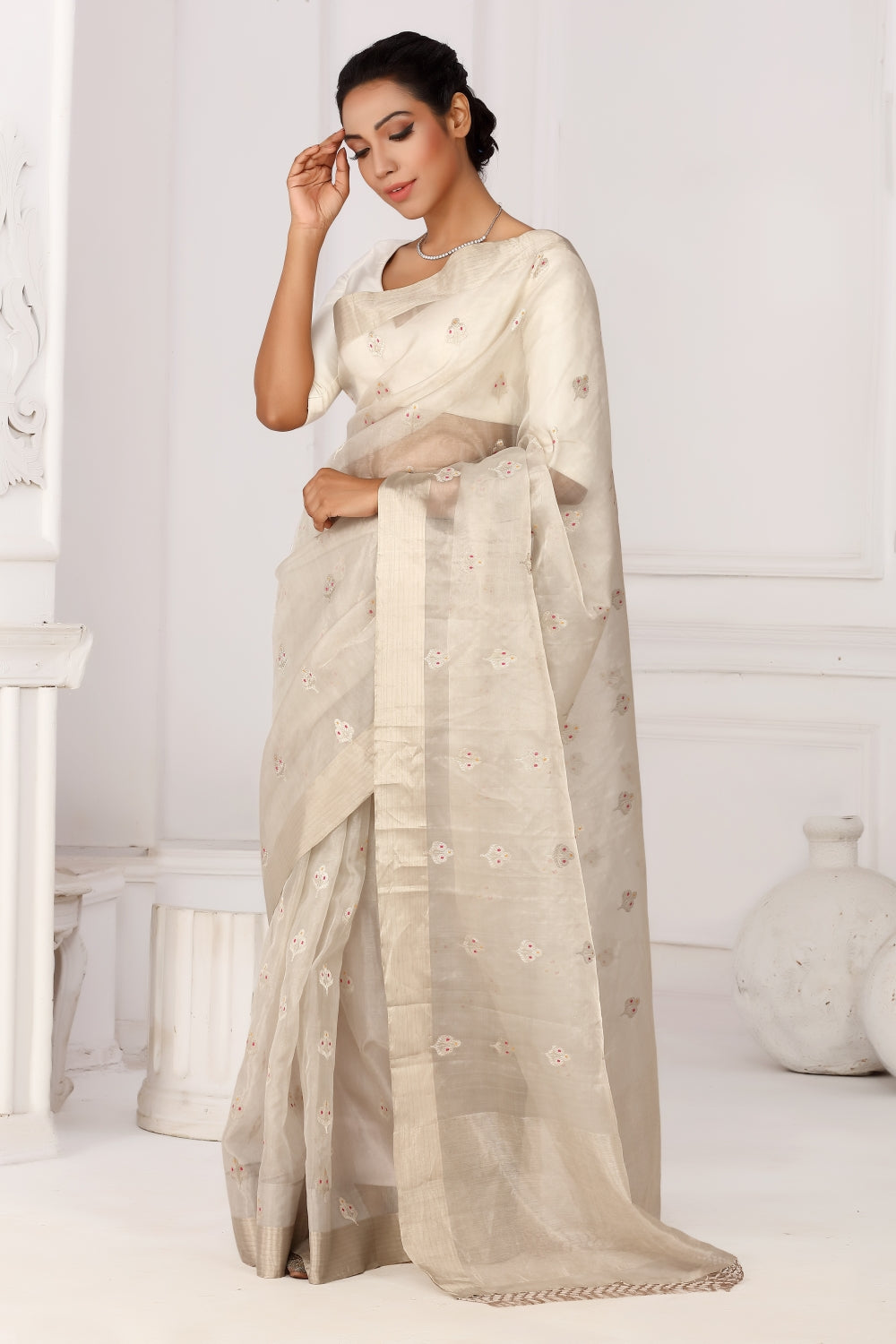 Comfortable in Chanderi Devam