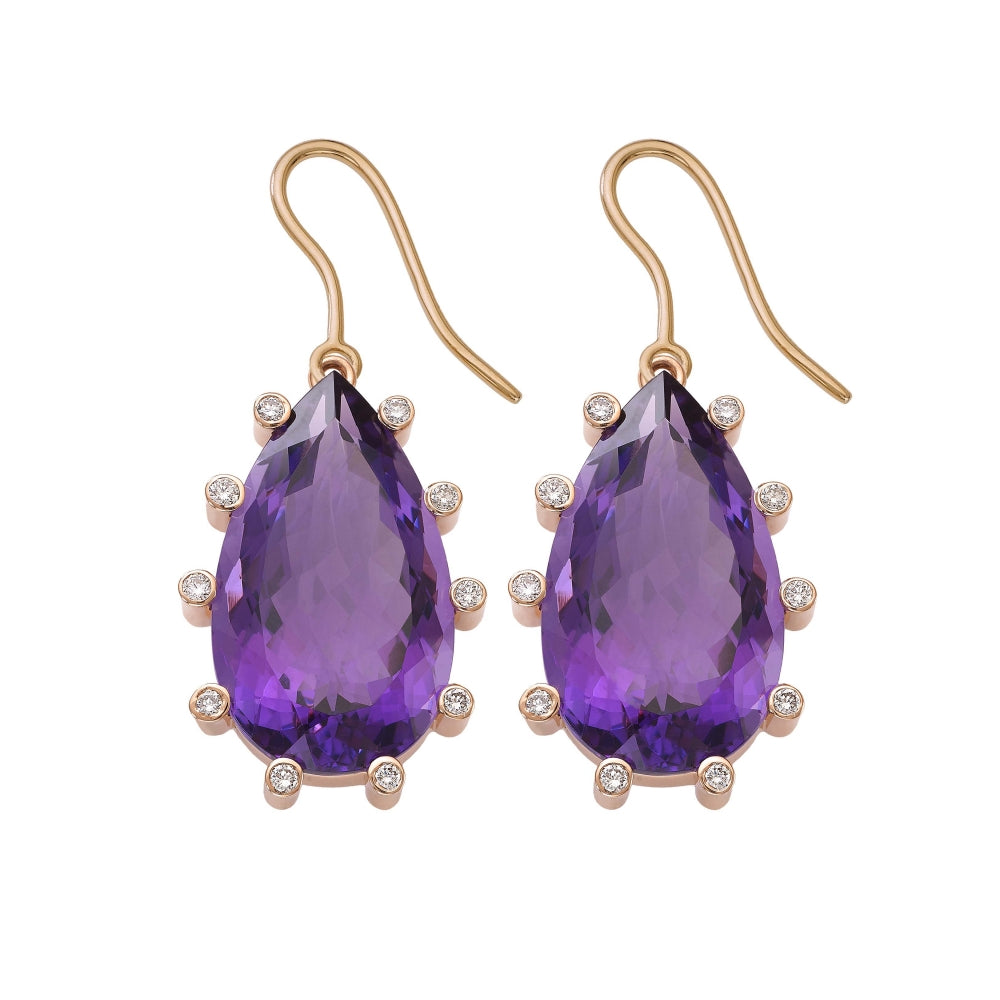 A Teardrop in Purple & Diamond Devam