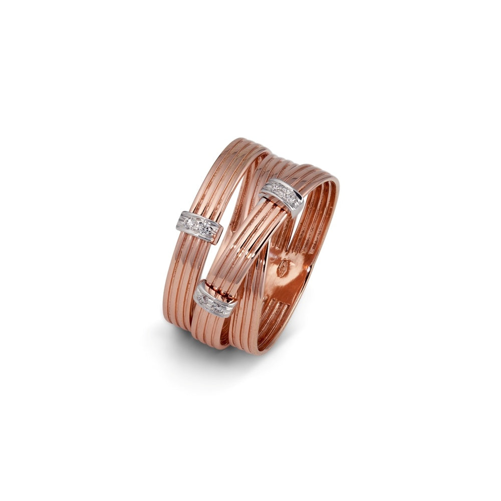 Rose Gold Cluster Band Devam