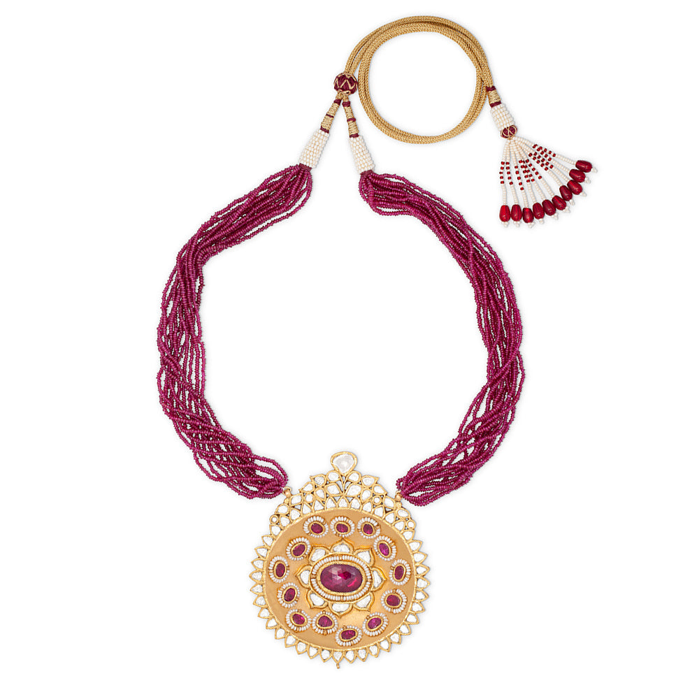 Crown Disk of the Ruby Necklace Set Devam