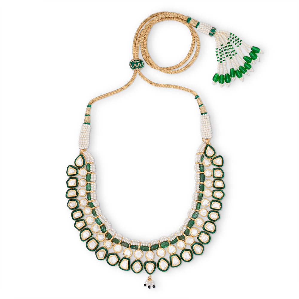 Emerald Meadow Necklace Set Devam