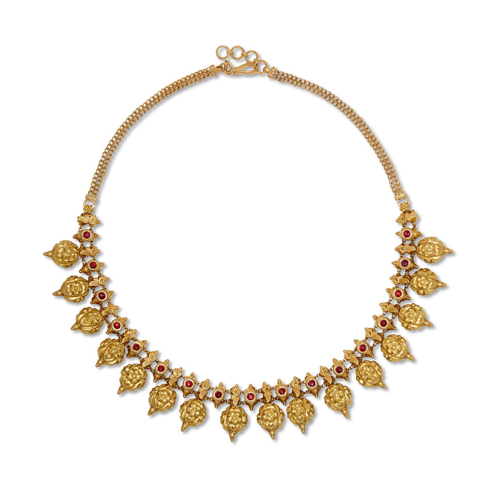 Golden Palace Necklace Set Devam