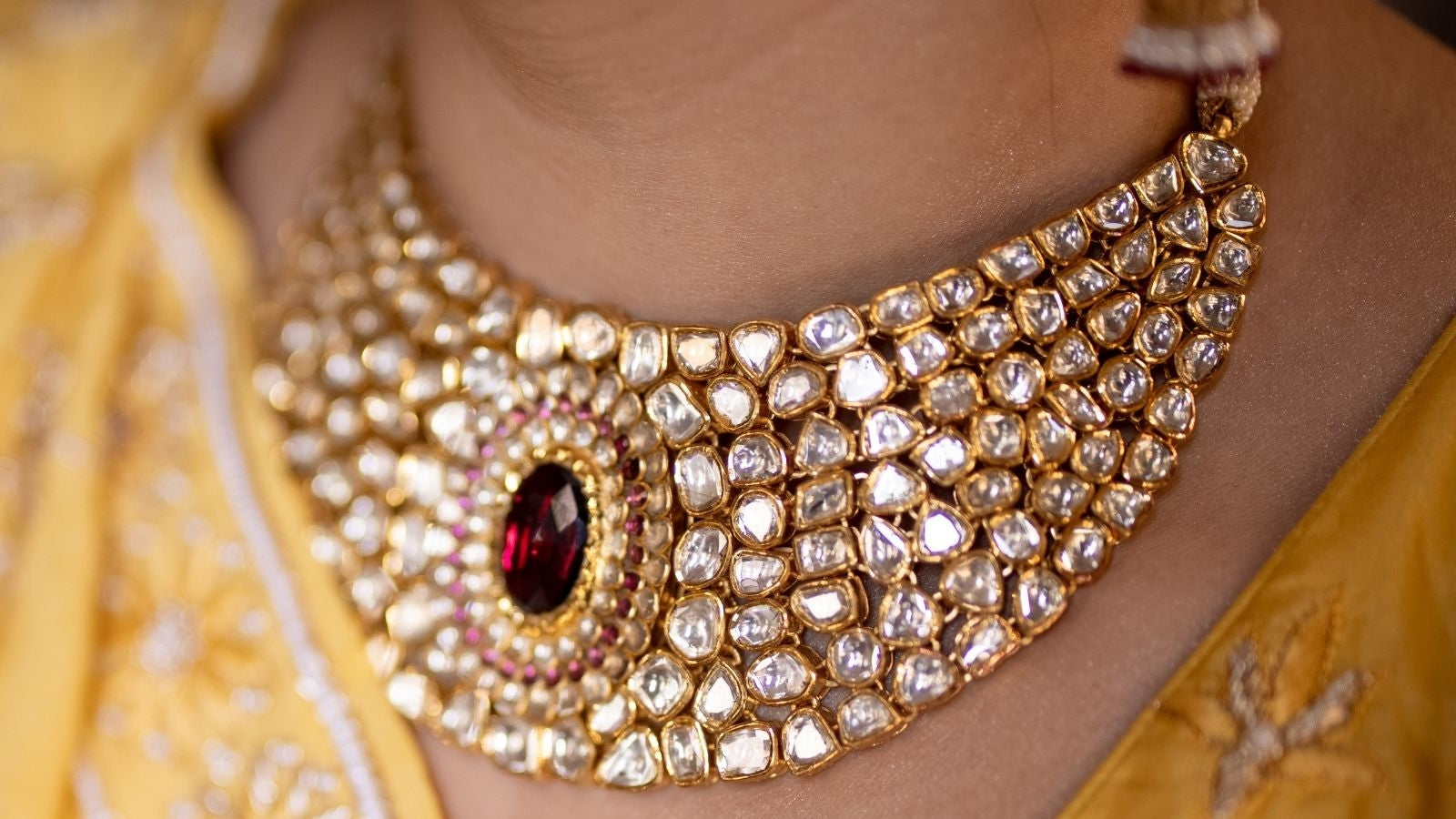 How do you clean real Polki jewellery