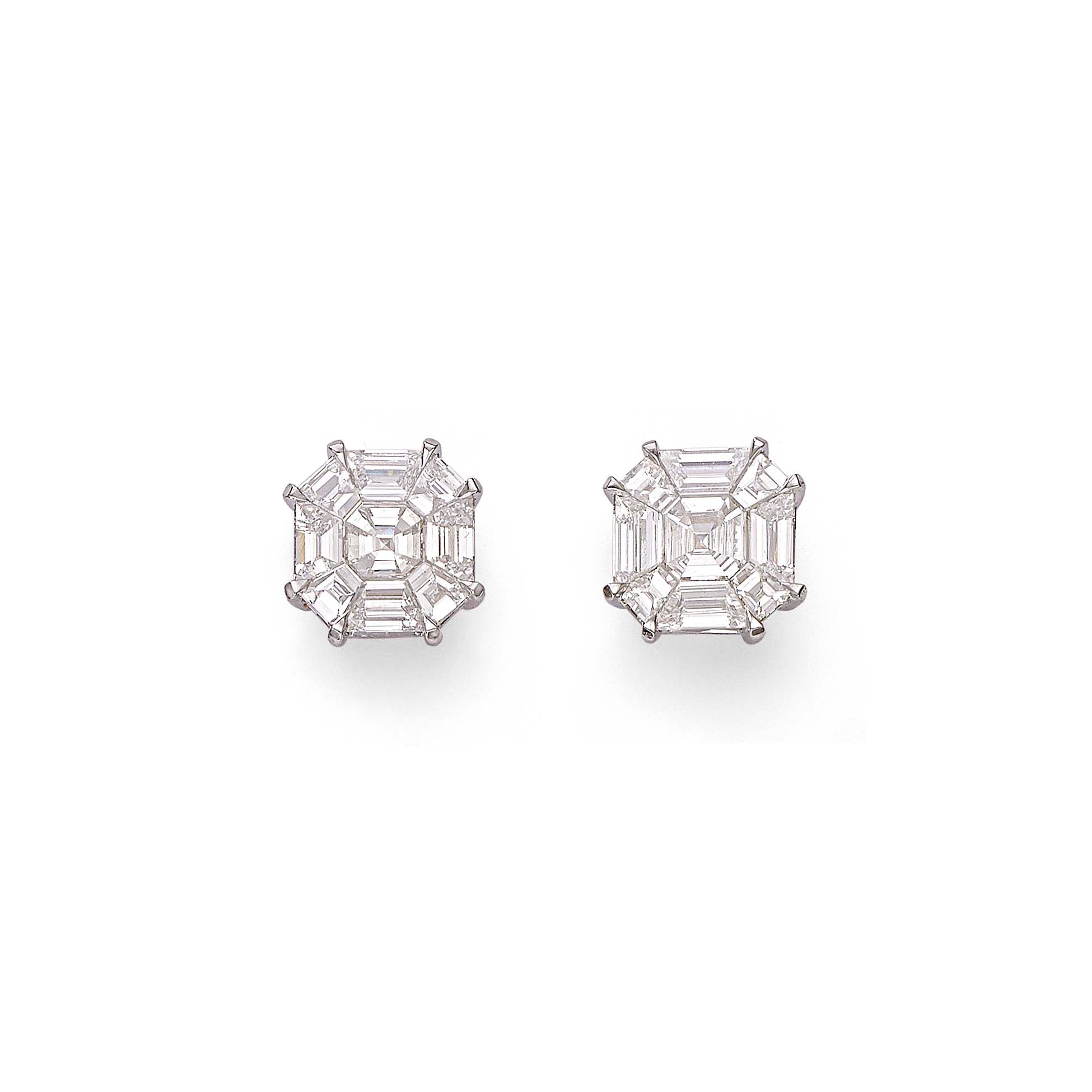 Nine Lives Interwoven Diamond Earrings (Ash 1.50 cts)