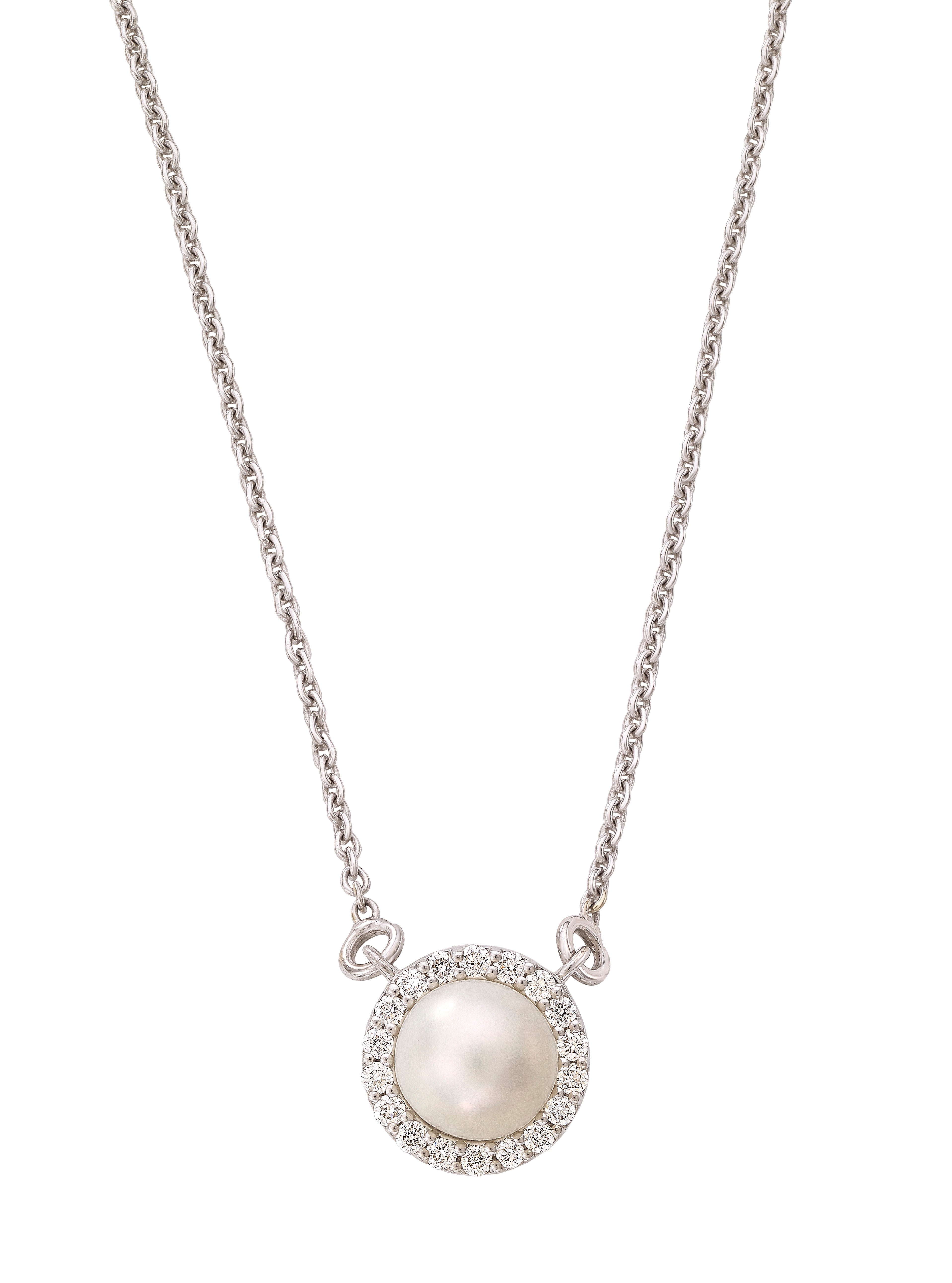 Pearl Radiance Diamond Pendant