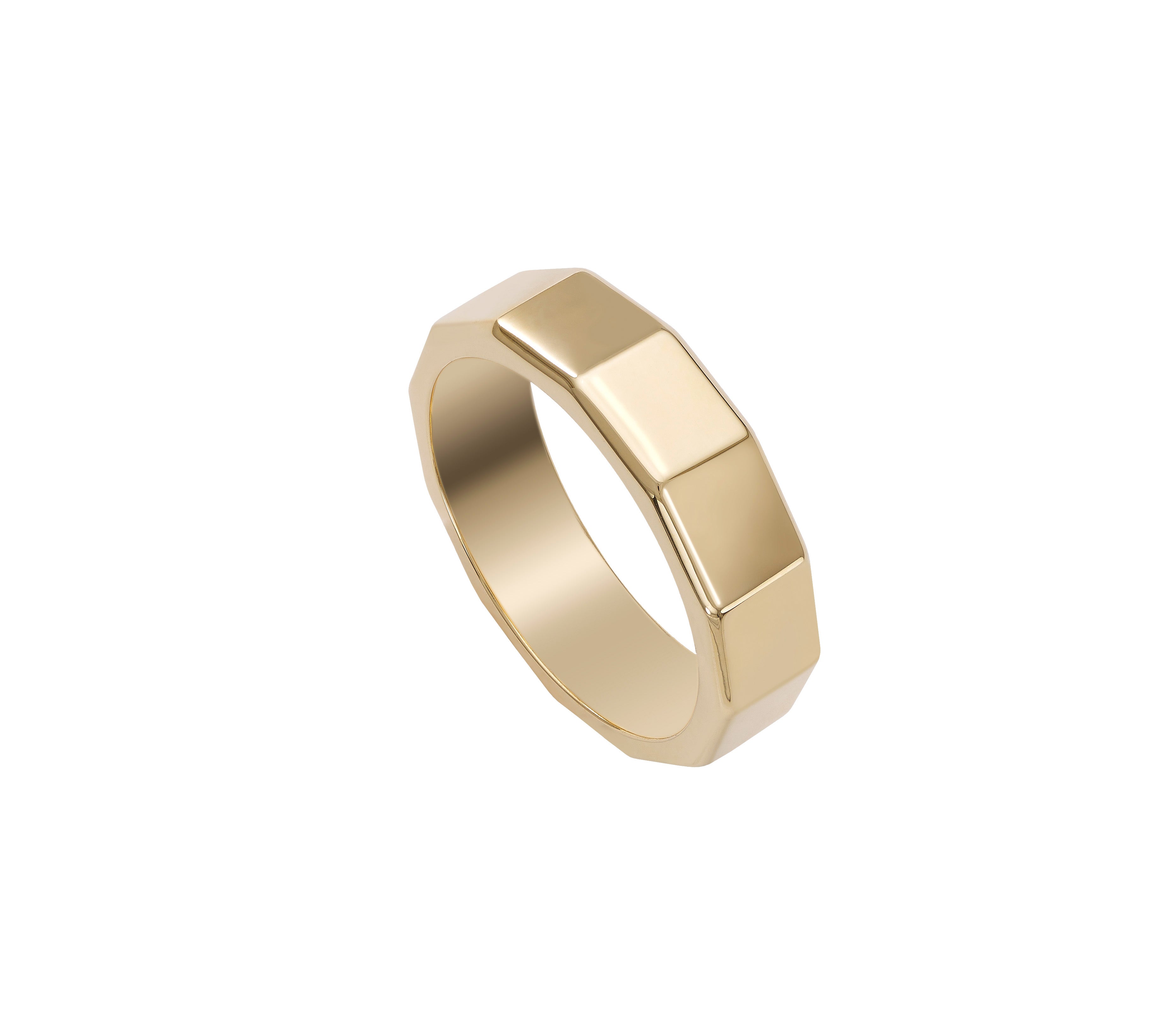 Devam Geometric 18k Gold Ring