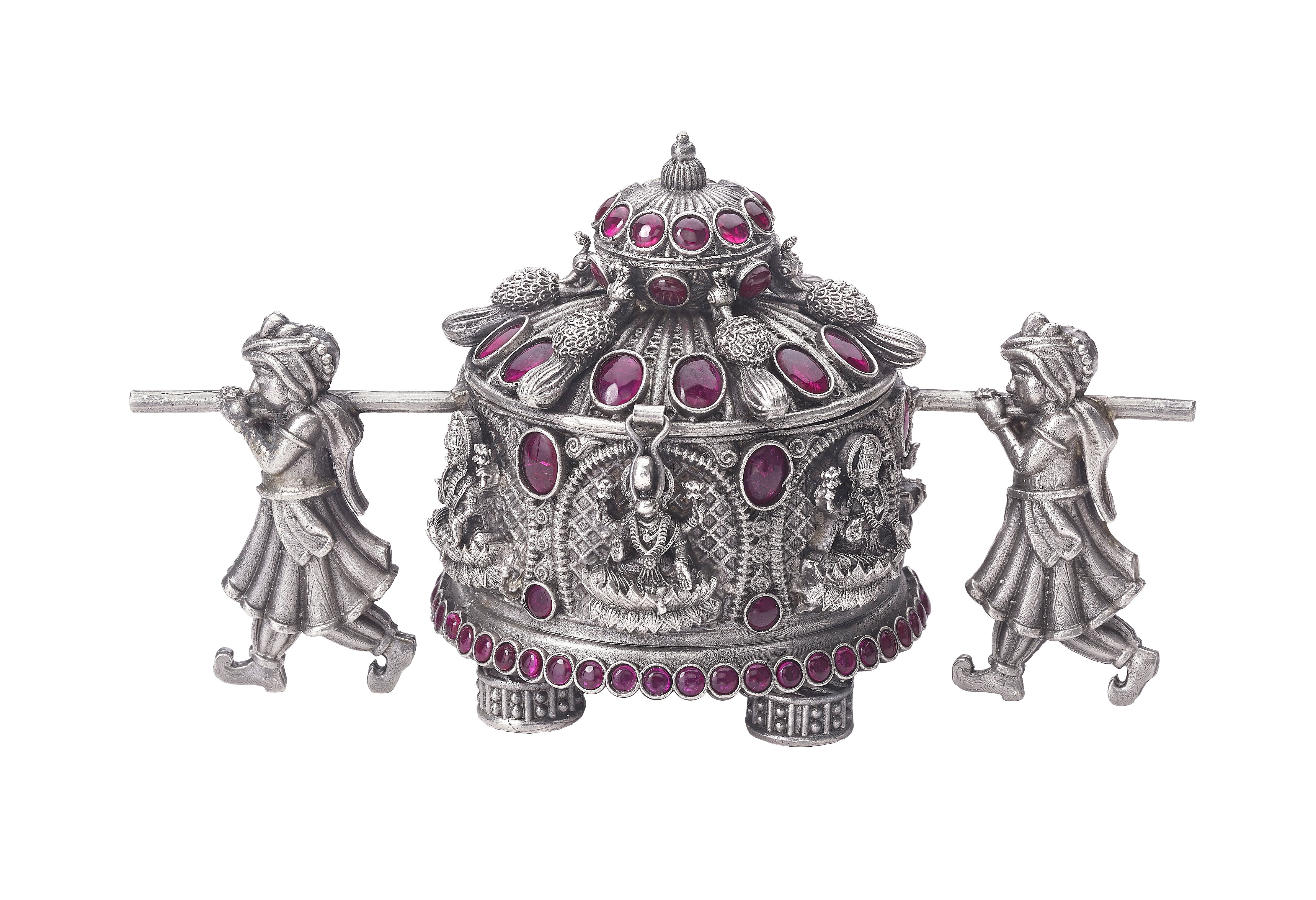 The Royal Palkhi Sterling Silver Statue