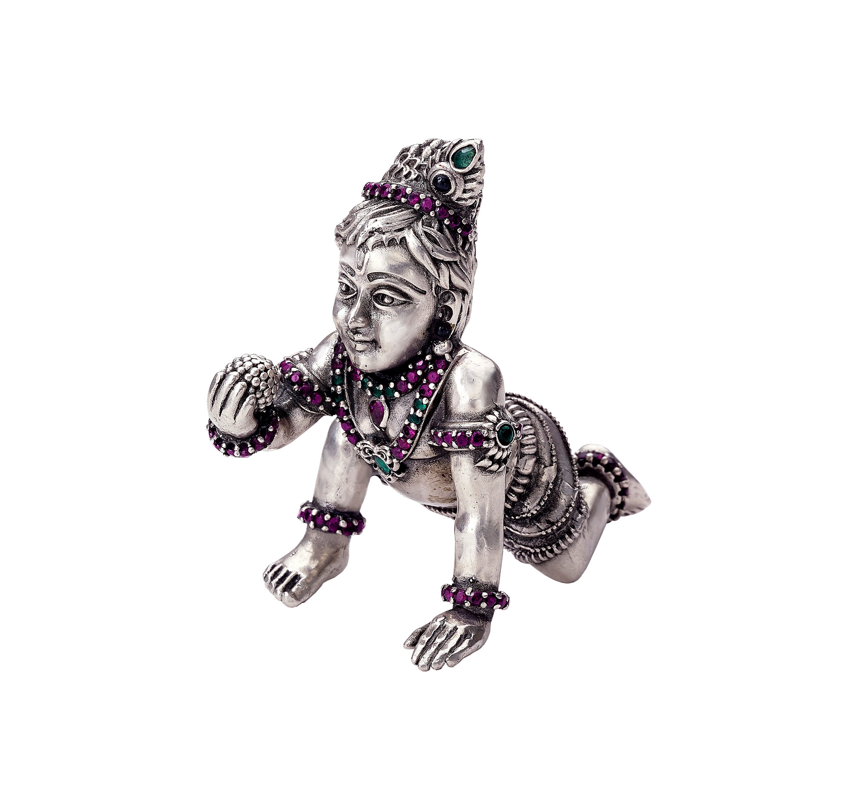 Sterling Silver Bal Krishna Statue