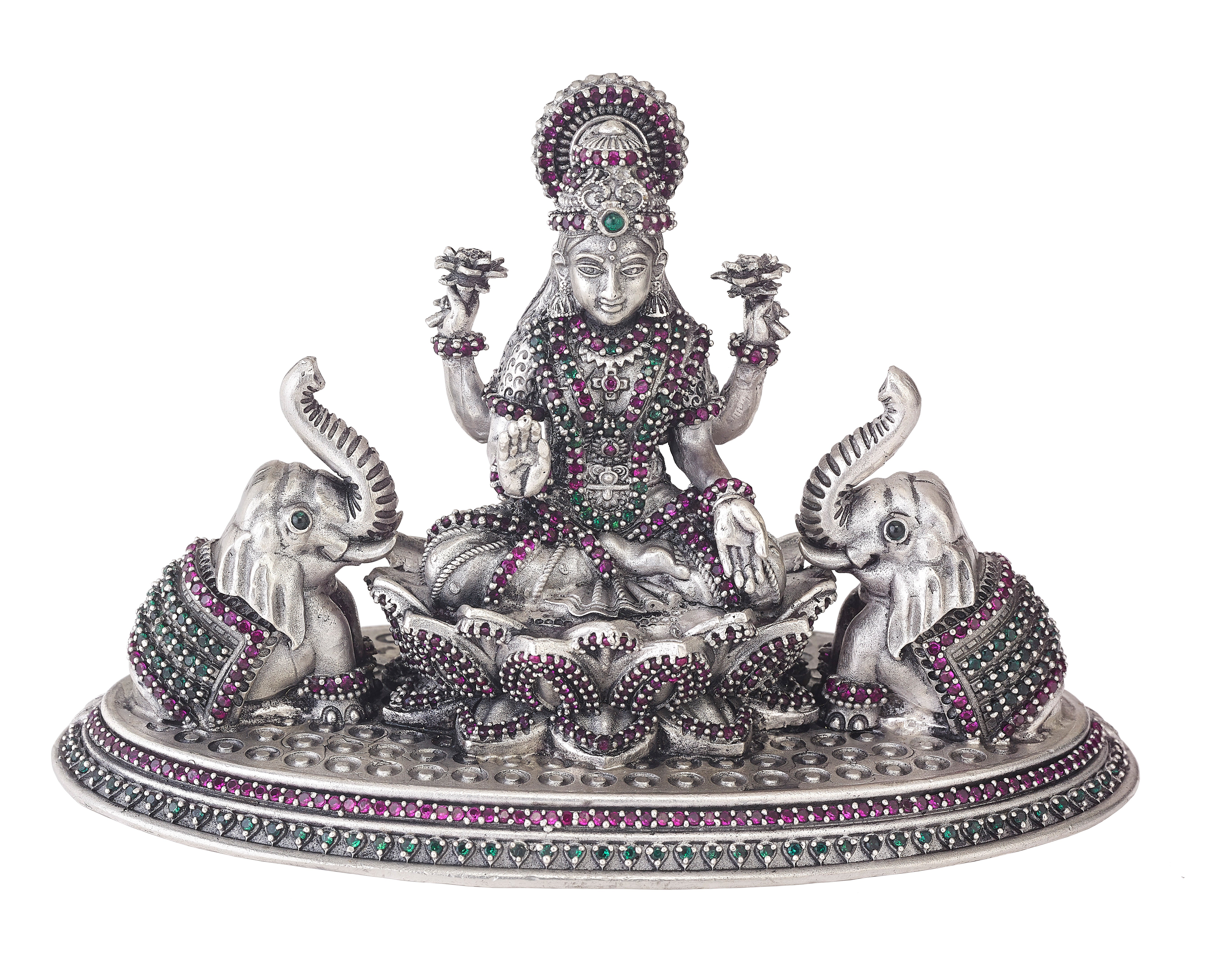 Sterling Silver Lakshmi Idol