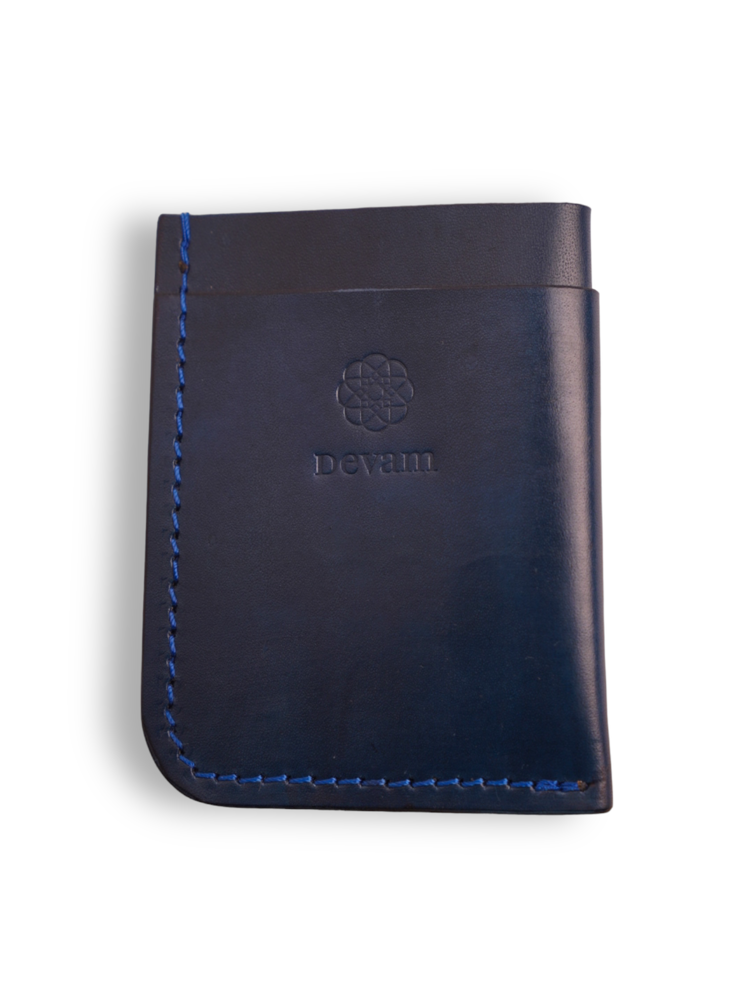Devam Leather Wallet - SAPPHIRE Devam