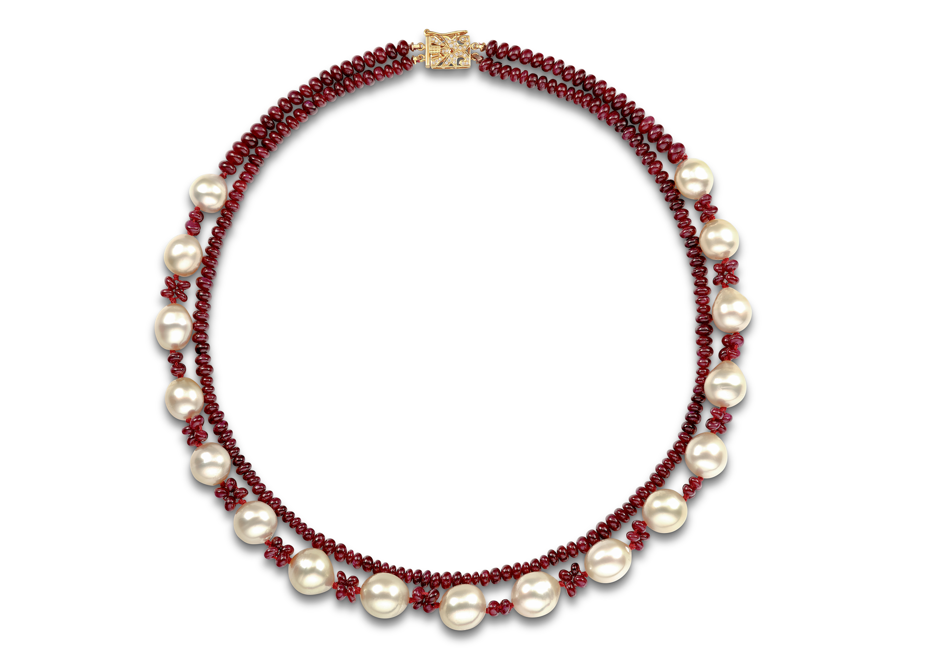 Ruby & Pearl Necklace