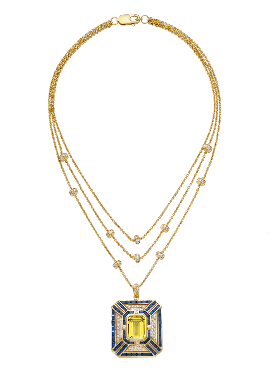 The “Lemon’s Garden” Pendant Necklace