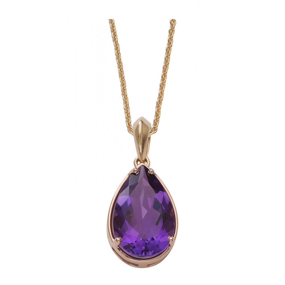 Amethyst Candy Pendant Pear Cut Devam