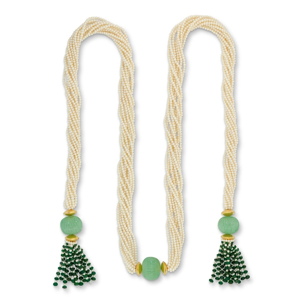 Pearl & Emerald Scarf Devam